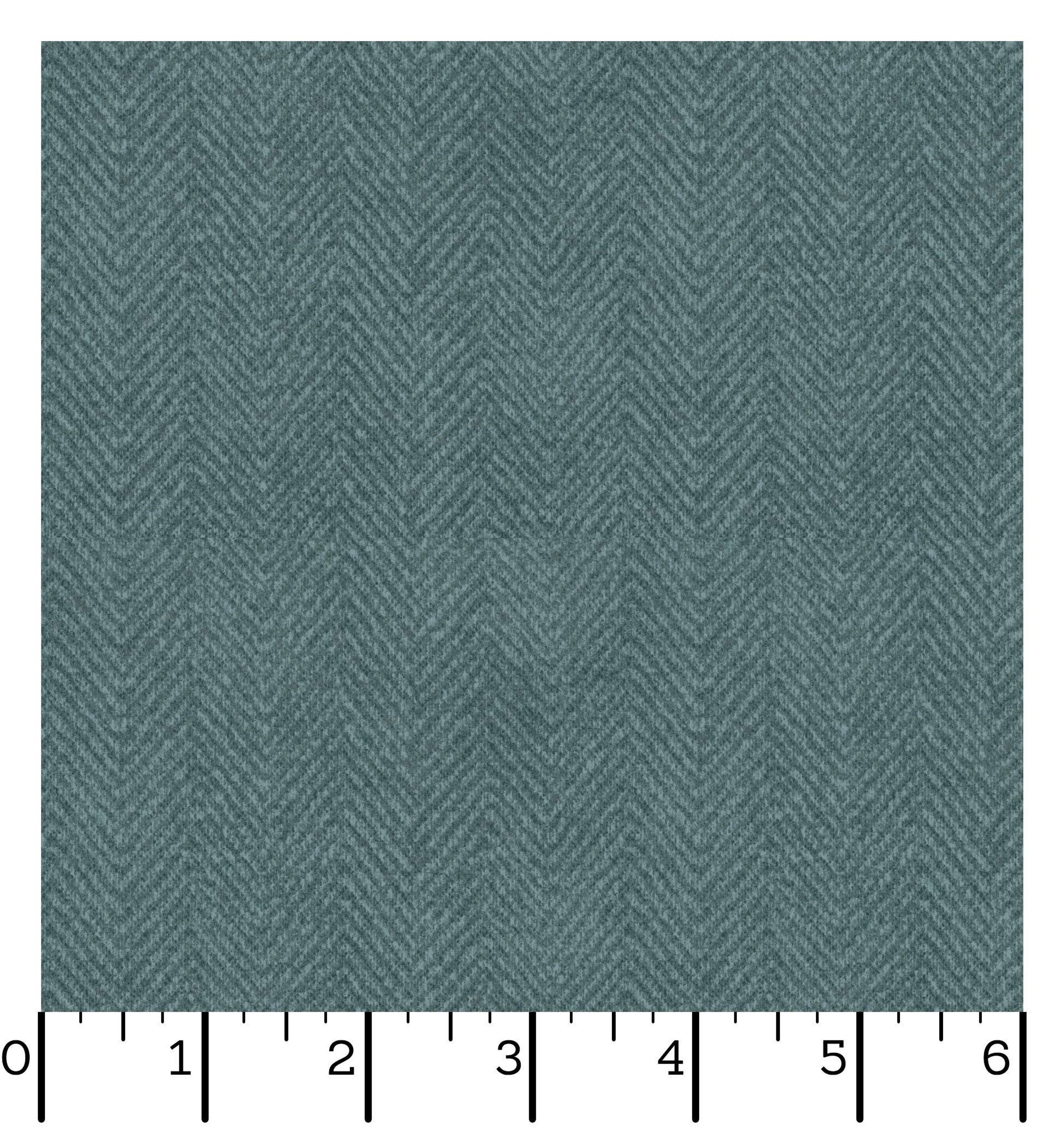 Woolies Flannel | Herringbone - Medium Blue by Bonnie Sullivan for Maywood Studio | MASF1841-N2