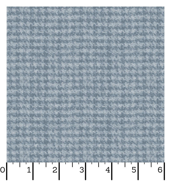 Woolies Flannel | Houndstooth - Light Blue by Bonnie Sullivan for Maywood Studio | MASF18503-B