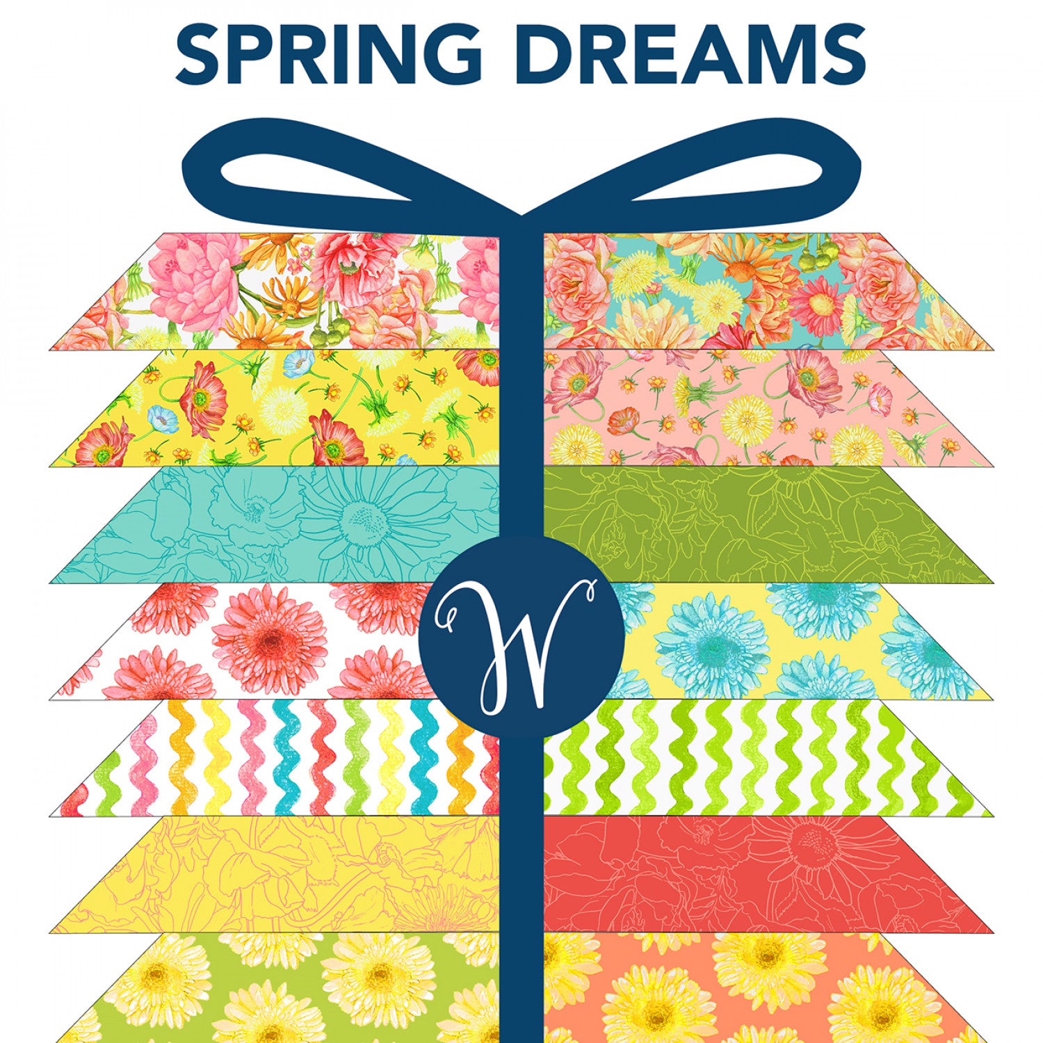 Spring Dreams | Fat Quarter Bundle by Shannon Christensen for Windham Fabrics | 18 pcs