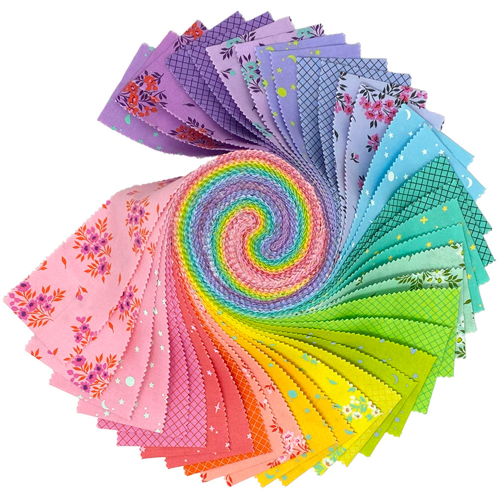 Full Moon Forest II | Coordinating 2.5" Strip Roll by Tula Pink for FreeSpirit | 40 pcs