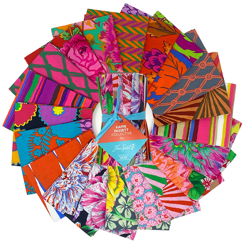 February 2026 | 6" Strip Roll - Warm by Kaffe Fassett Collective for FreeSpirit | 20 pcs