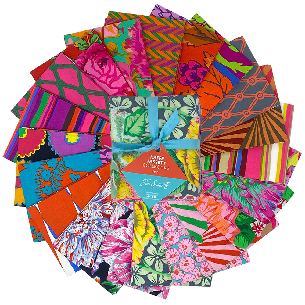 February 2026 | Fat Quarter Bundle - Warm by Kaffe Fassett Collective for FreeSpirit | 20 pcs