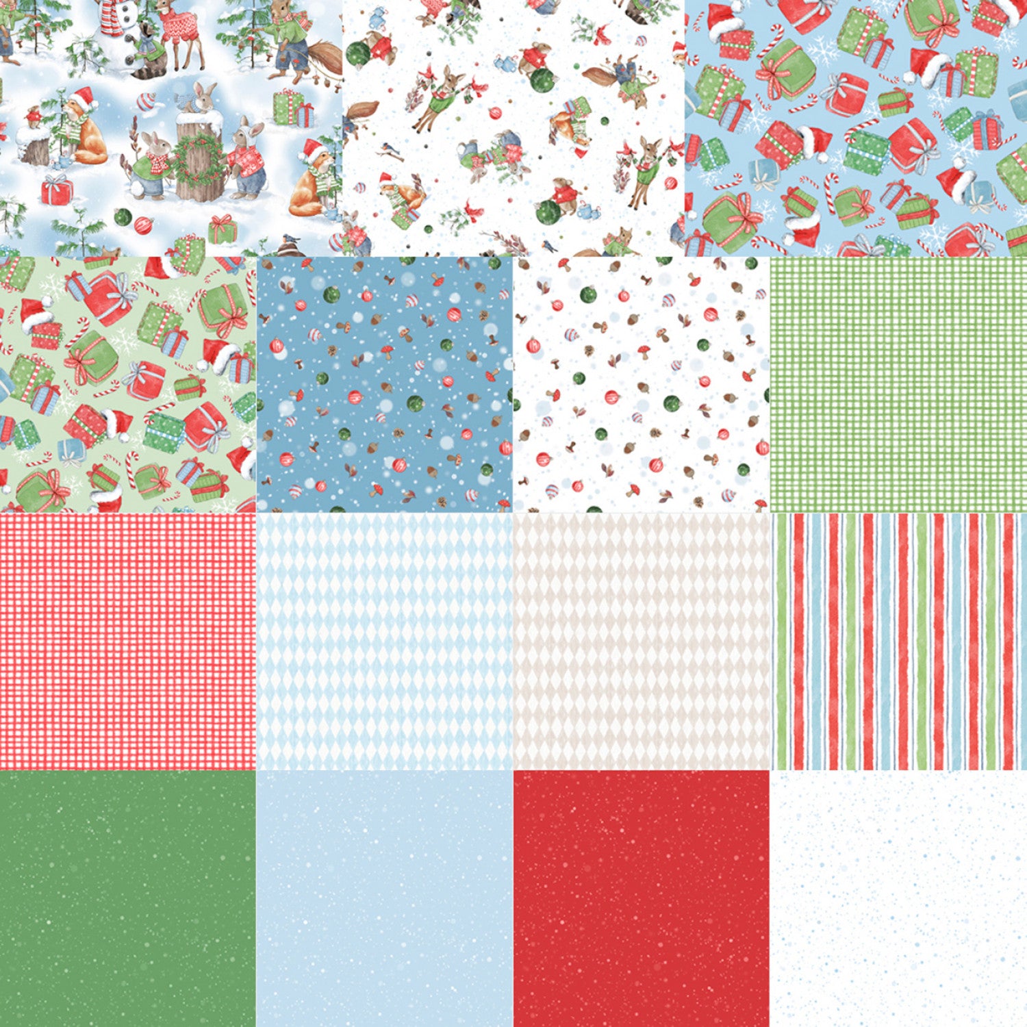 Frost & Fable | 5" Square Pack by Leslie Trimbach for P&B Textiles | 42 pcs
