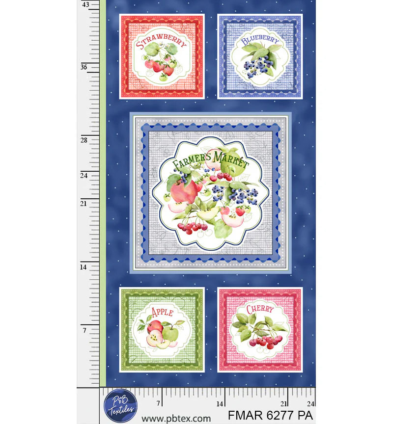 Farmer's Market | Favorites 24" Panel by Deane Beesley for P&B Textiles | FMAR6277-PA
