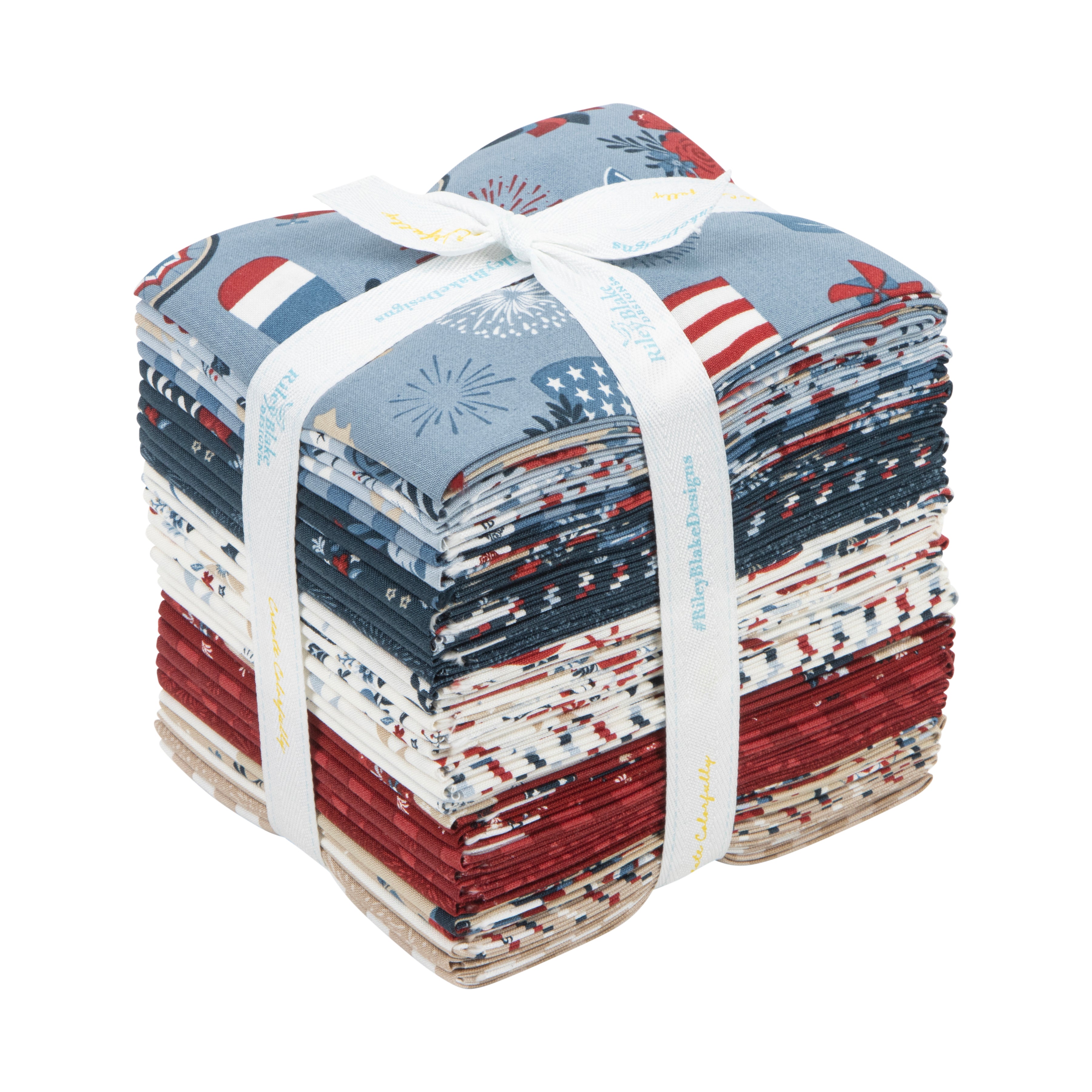 Red, White & True | Fat Quarter Bundle by Dani Mogstad for Riley Blake | 30pcs