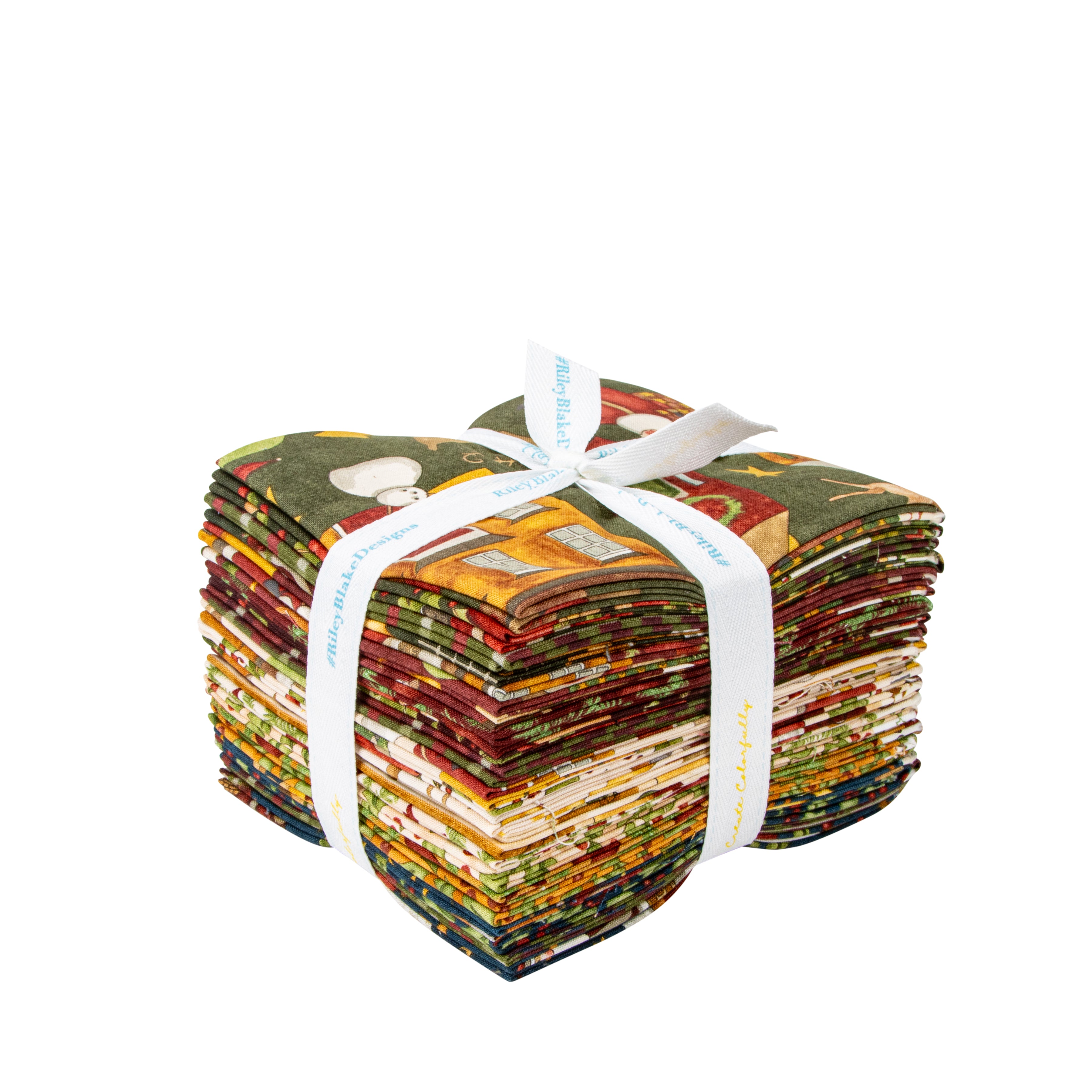Up on the Housetop | Fat Quarter Bundle by Teresa Kogut for Riley Blake | 21pcs