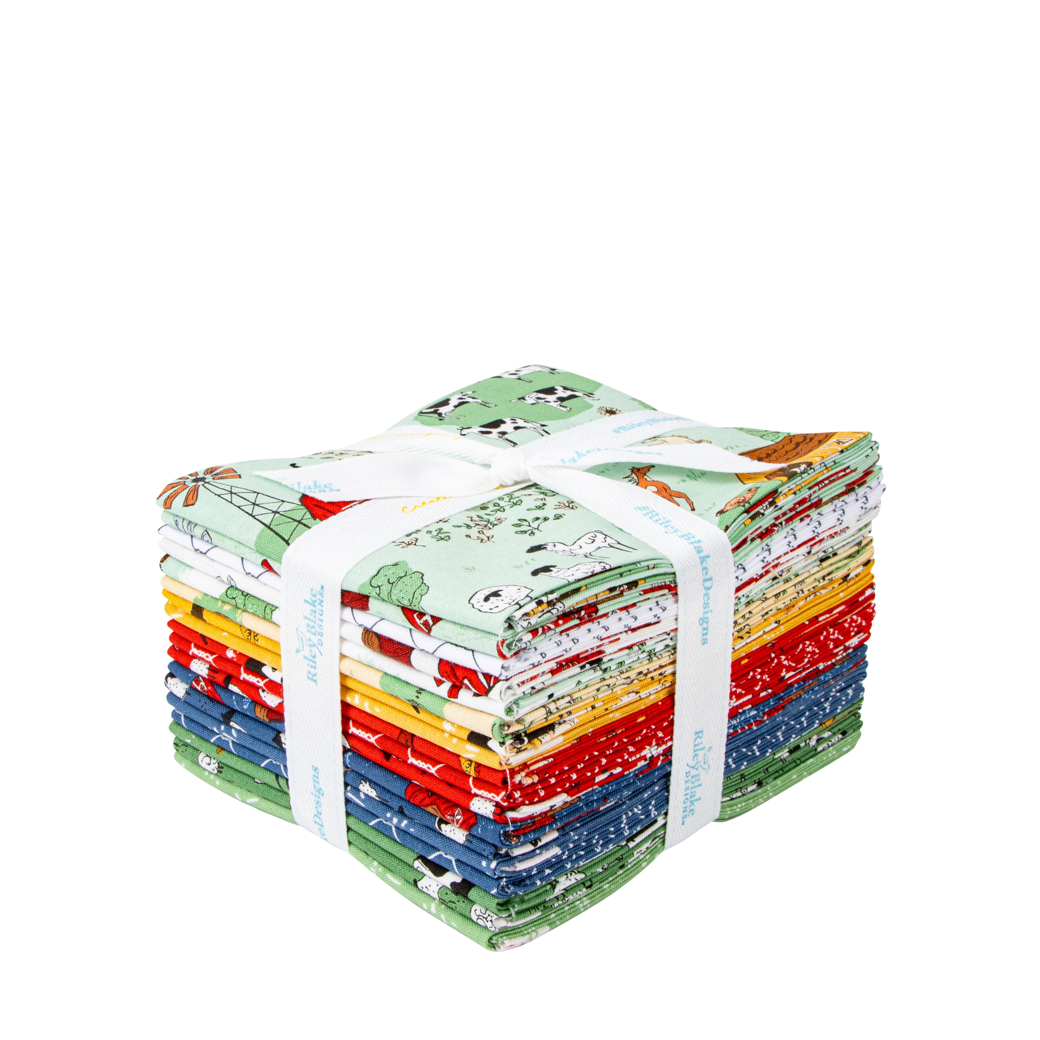 Farm Livin' | Fat Quarter Bundle by Diane Labombarbe for Riley Blake | FQ-15180-18