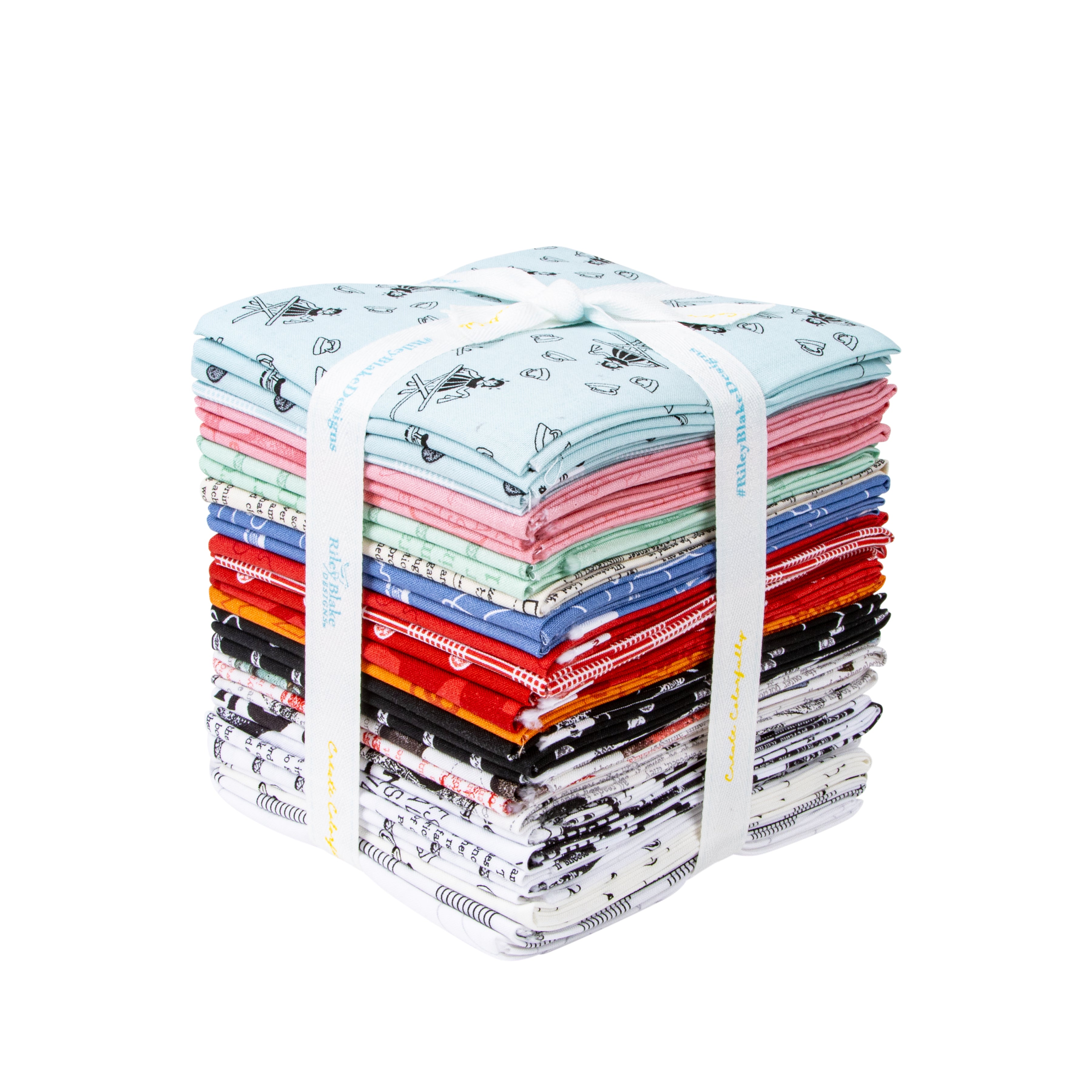 Press On | Fat Quarter Bundle by J. Wecker Frisch for Riley Blake | 31 pcs