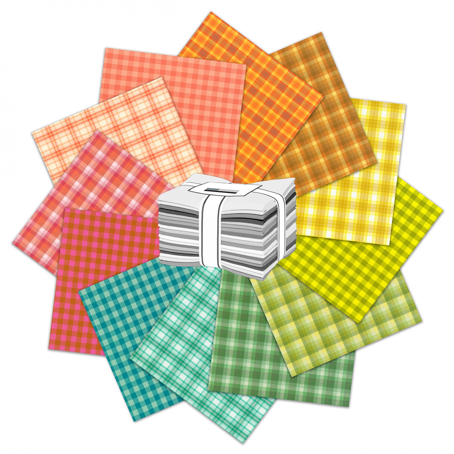 Kitchen Window Wovens | Fat Quarter Bundle by Elizabeth Hartman for Robert Kaufman | Yarn-Dyed | 12pcs