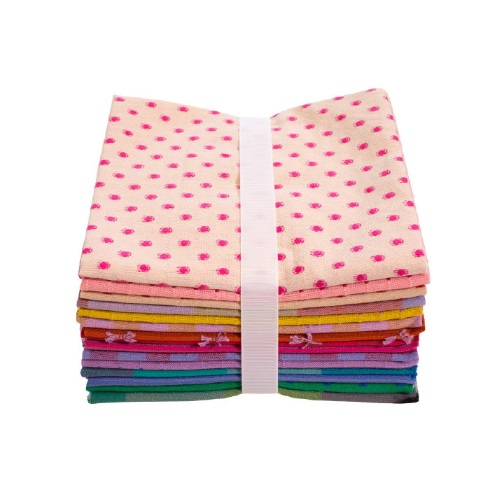 Garden Variety | Fat Quarter Bundle - Yarn-Dyed Wovens by Anna Maria Textiles | 15 pcs