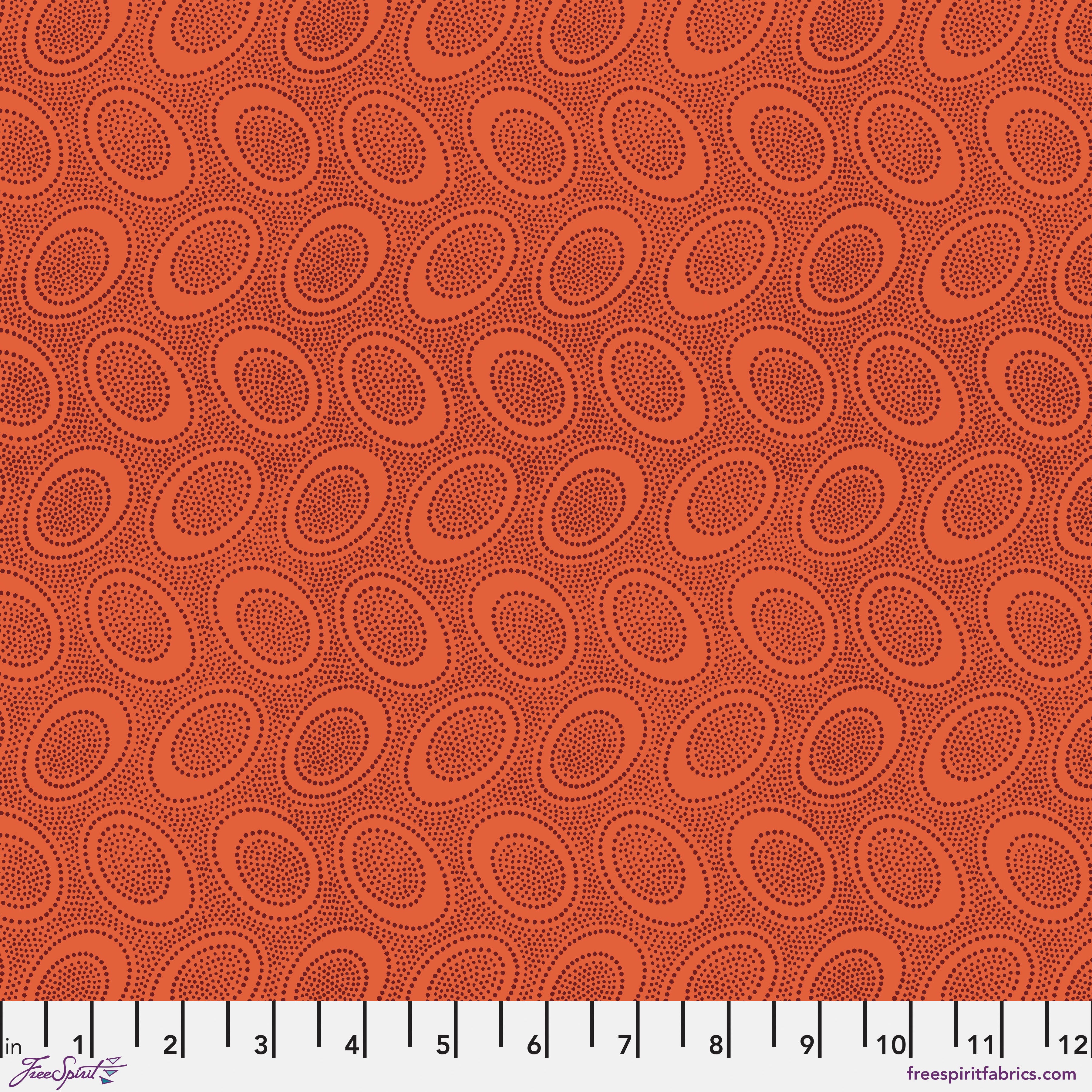 Classics | Aboriginal Dot - Orange by Kaffe Fasett for Kaffe Fassett Collective | GP71.ORAN