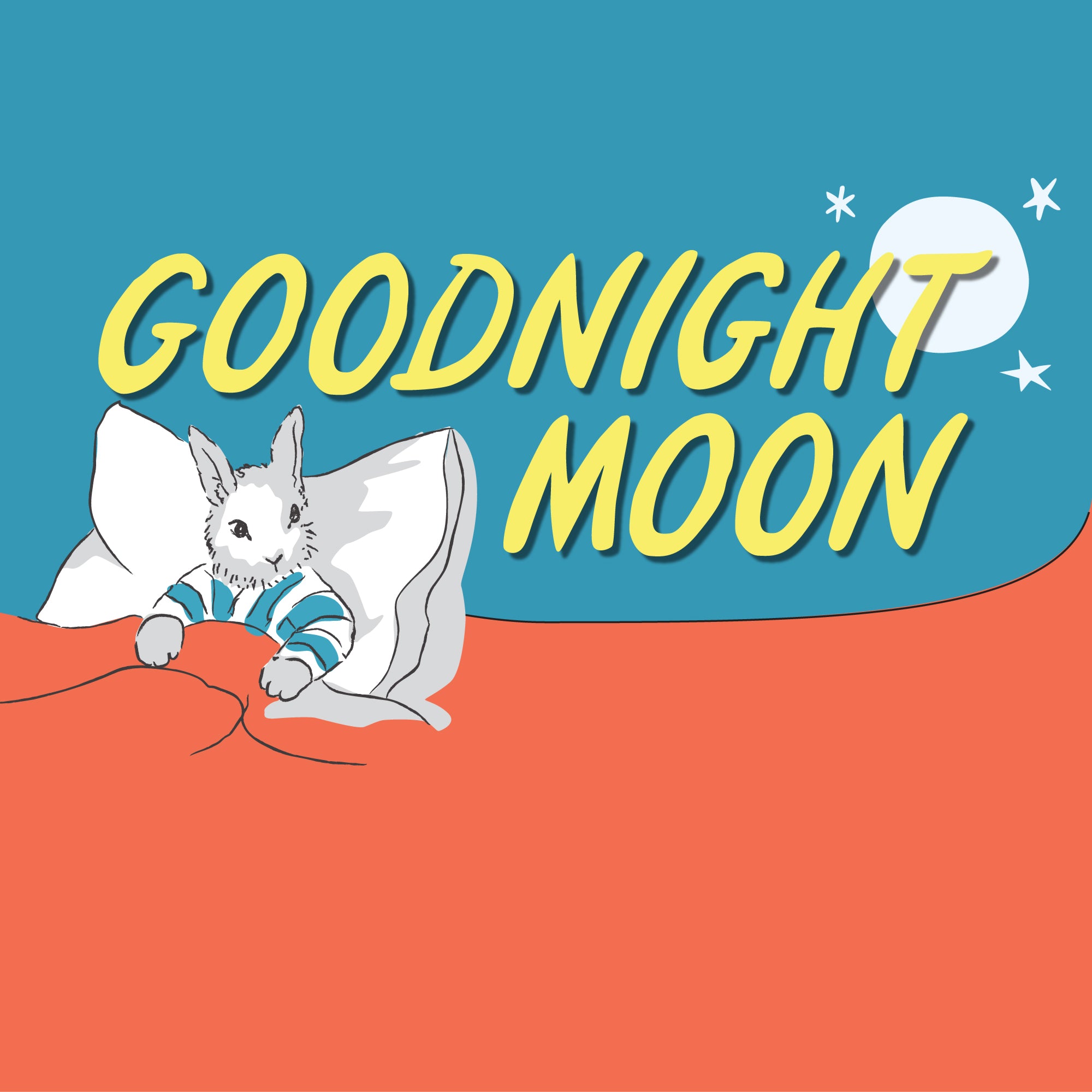 Goodnight Moon | GNM Panel (229229) by Margaret Wise Brown for Cloud9 | 100% Organic Cotton