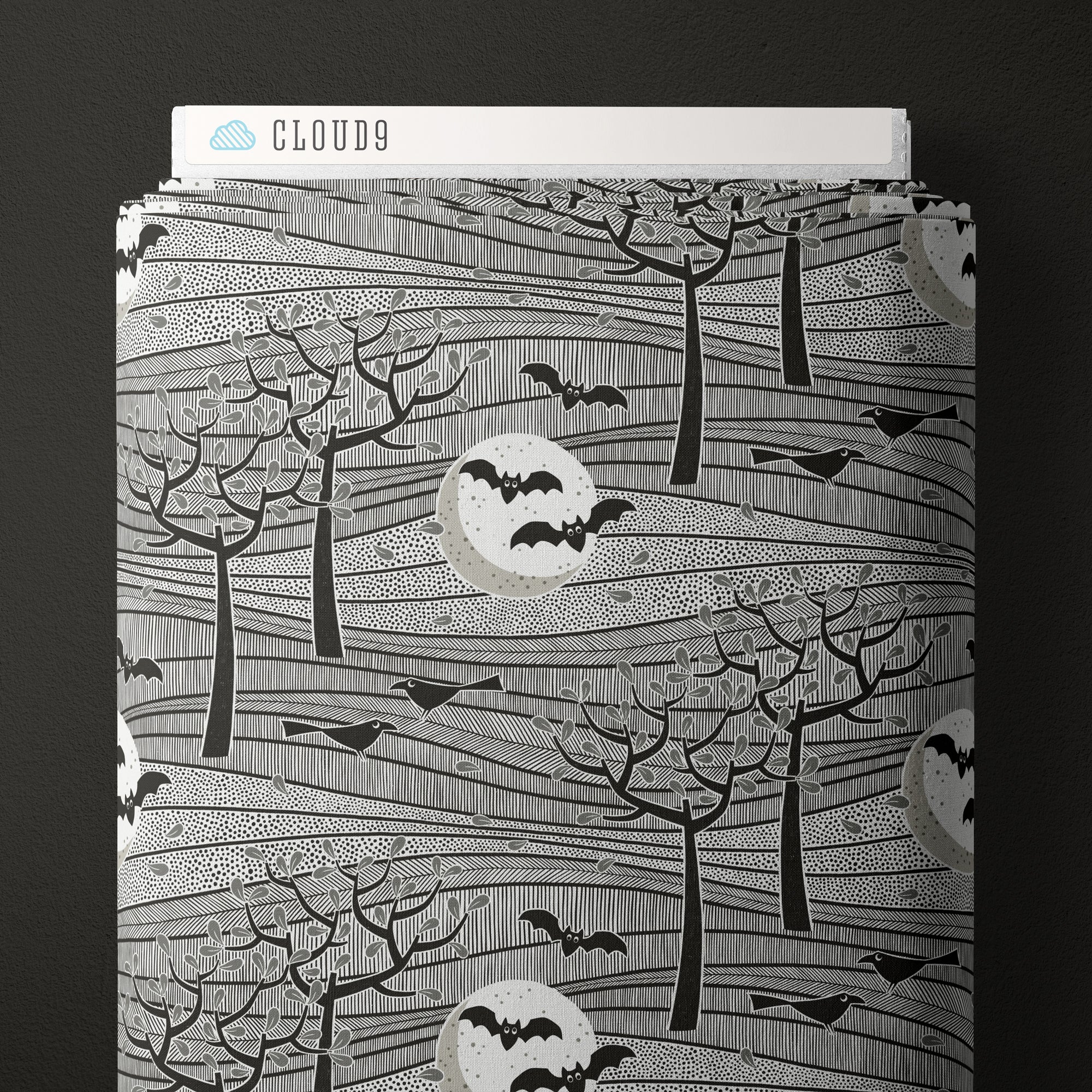 Gothic Whimsy | Night Landscape (227988) by Anequ Studio for Cloud9 | 100% Organic Cotton