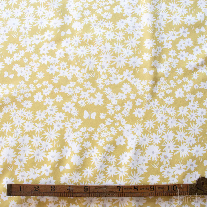 Homestead | Daisy Bed - Sun by Emily Isabella for Birch Fabrics | EI-31-SUN | 100% Organic Cotton