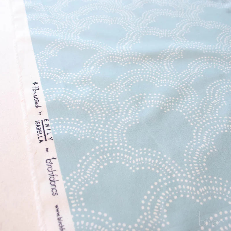 Homestead | Clouds - Sky by Emily Isabella for Birch Fabrics | EI-32-SKY | 100% Organic Cotton