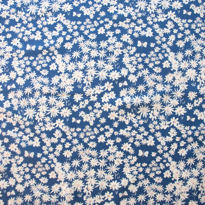 Homestead | Daisy Bed - Storm by Emily Isabella for Birch Fabrics | EI-31-STORM | 100% Organic Cotton
