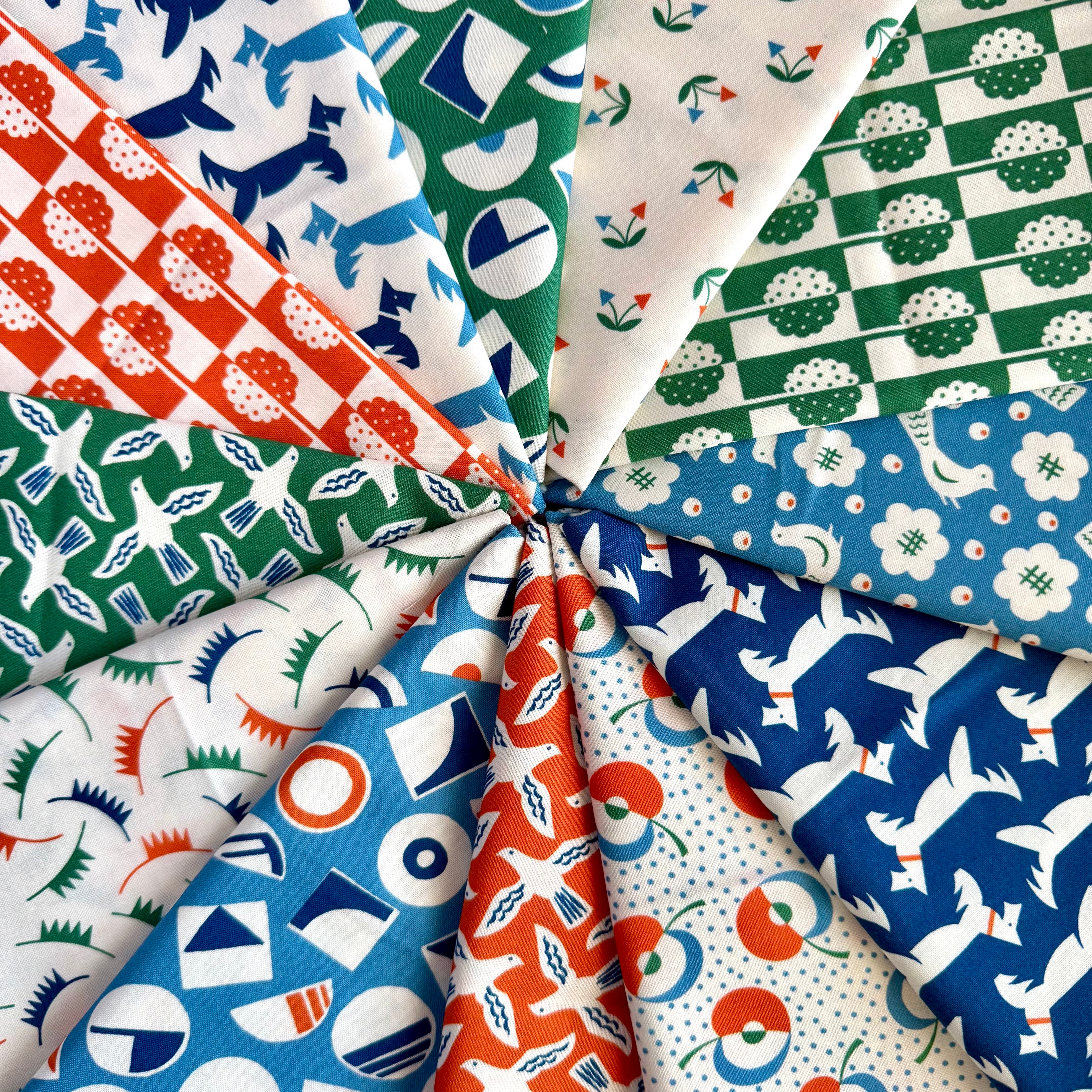 Orchard Deco | Flock Orange by Ariana Martin for Cloud9 | 227941 | 100% Organic Cotton