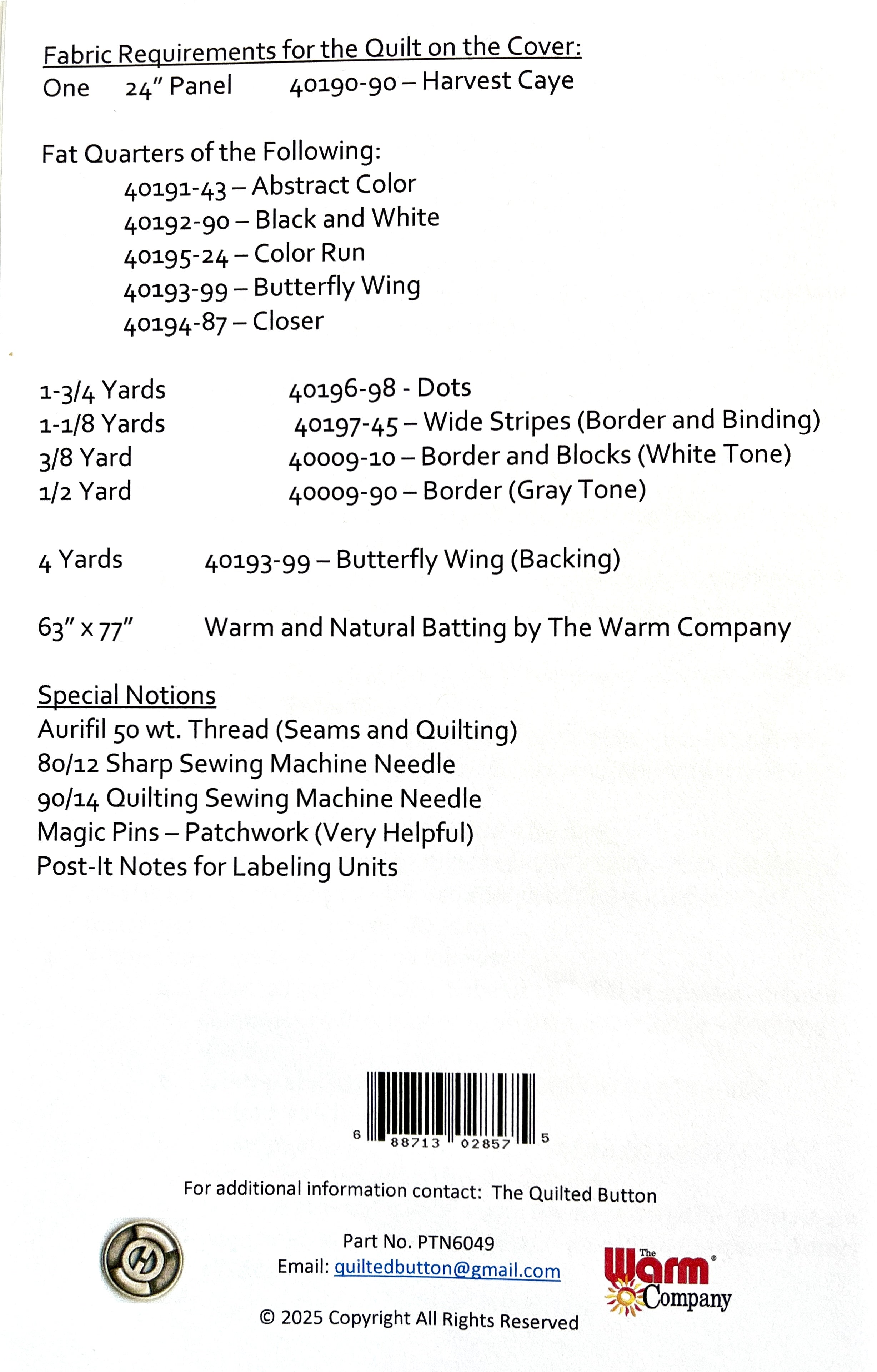 Ascending Butterflies Quilt Pattern by Larene Smith | 53" x 69"