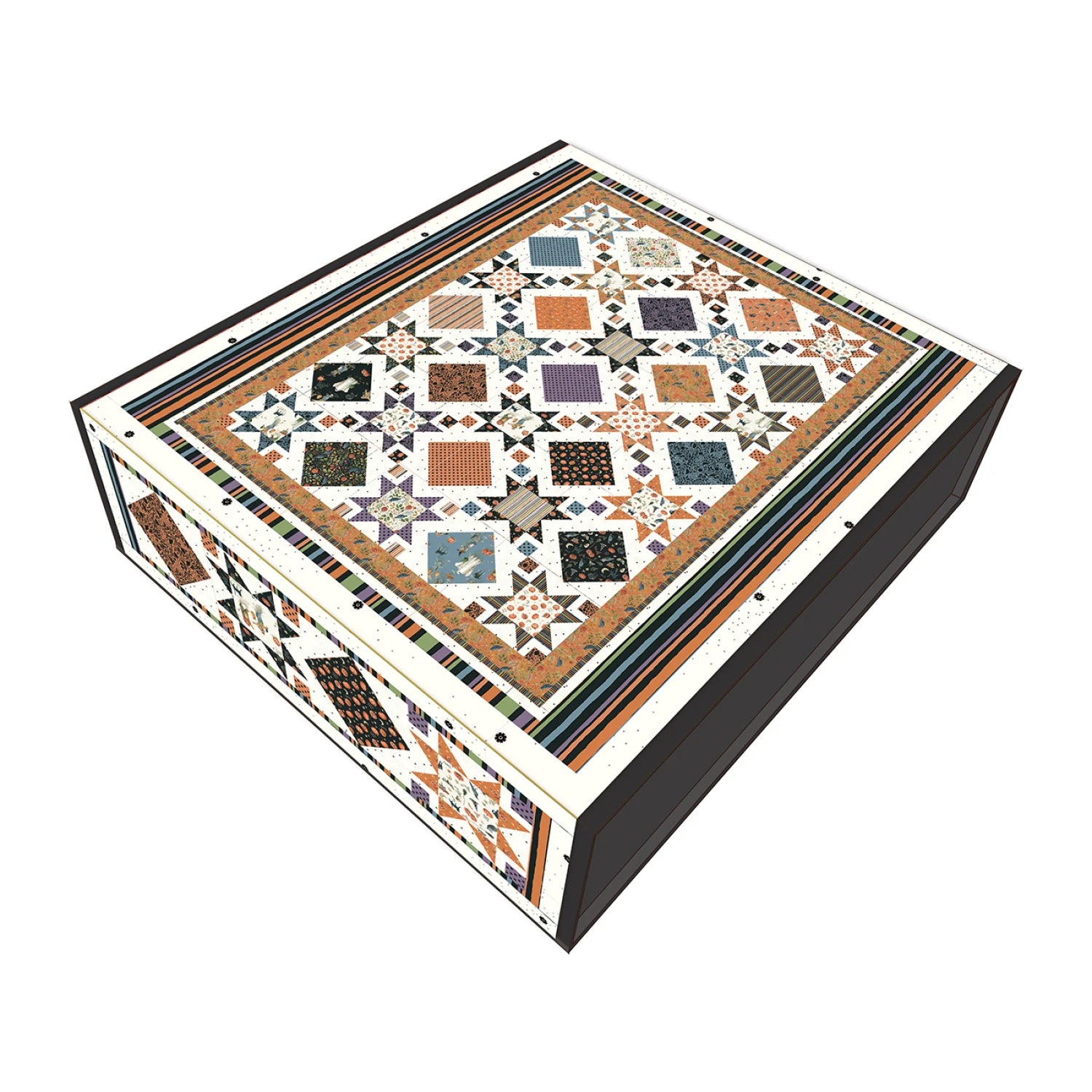 Trick or Treat | Stars and Windows Quilt Kit by Lisa Audit for Riley Blake | KT-15960 | 68" x 92"