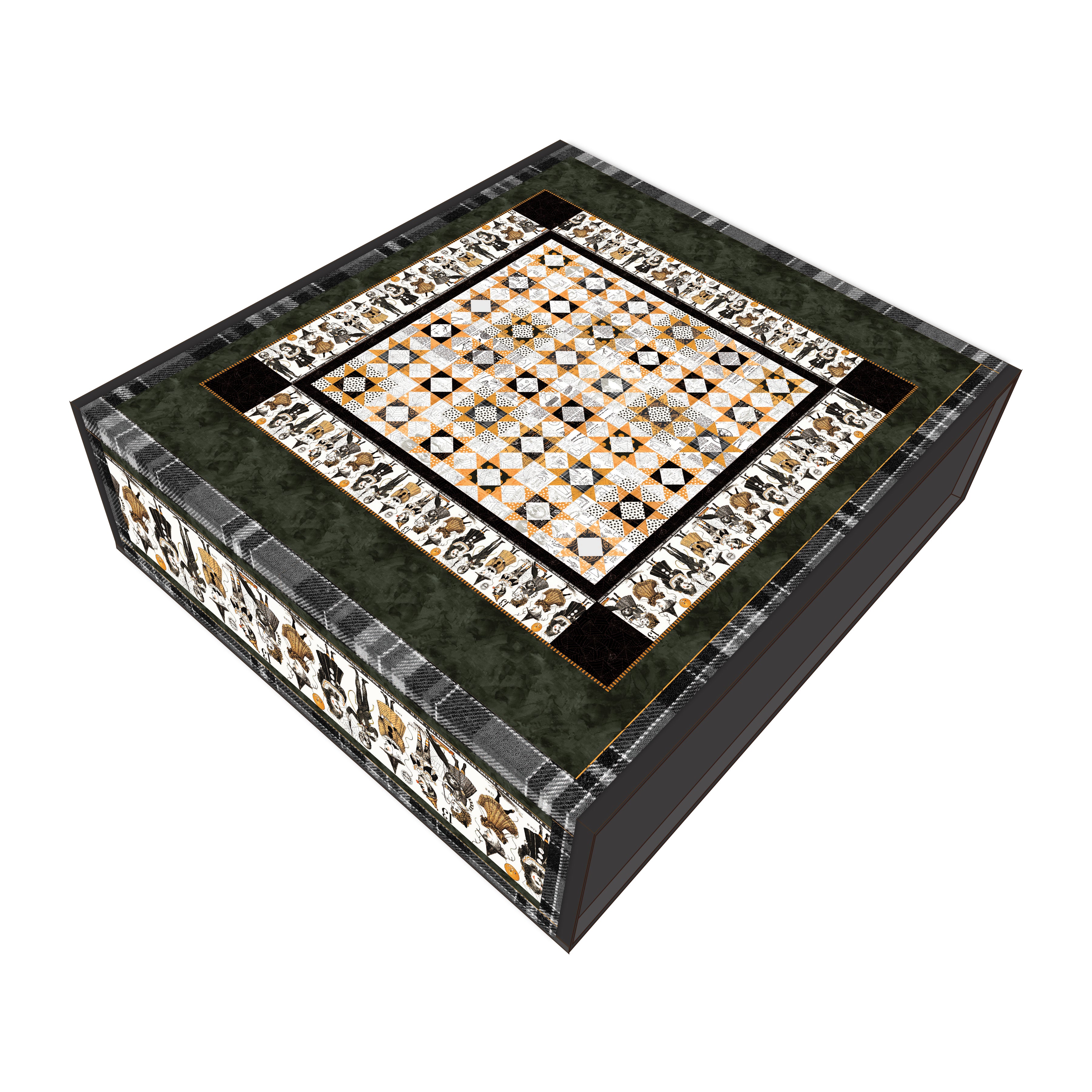 Costume Maker's Act II | Sawtooth Scene Quilt Kit by J. Wecker Frisch for Riley Blake | 84" x 84"