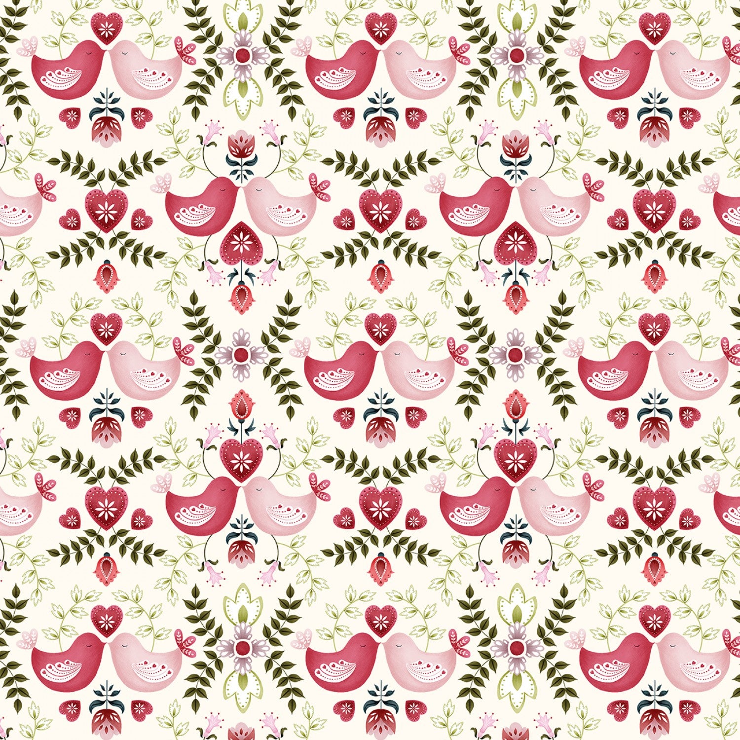 Love Birds | Fat Quarter Bundle by Debbie Monson for P&B Textiles | 13 pcs
