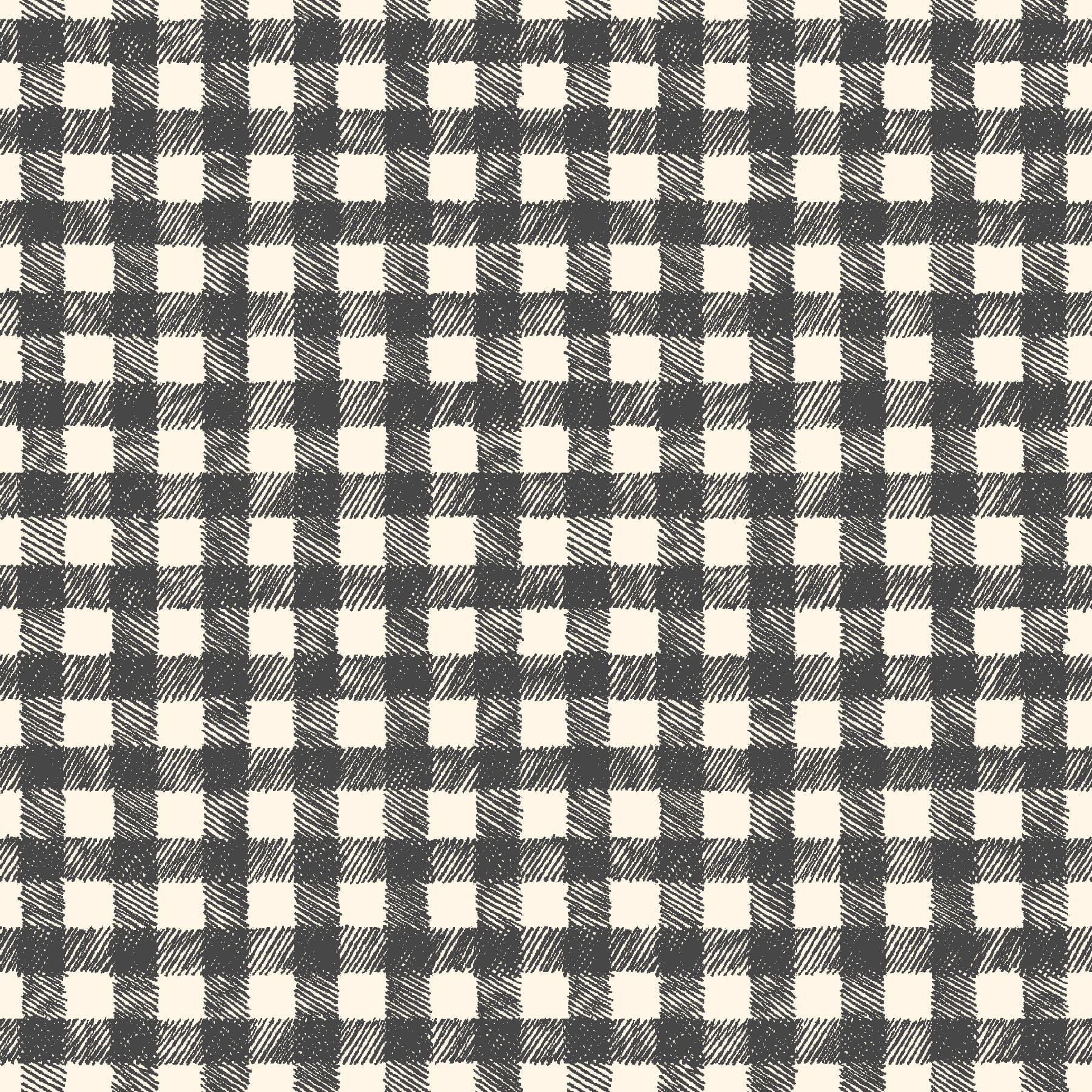 Homemade Holidays | Woven Check - Grey by Kris Lammers for Maywood Studio | MAS10557-K