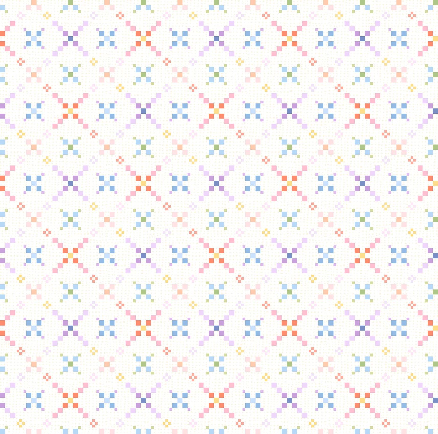 Gathering Sun | Quilt Diamond White/Multi by Maywood Studio | MAS11195-WZ
