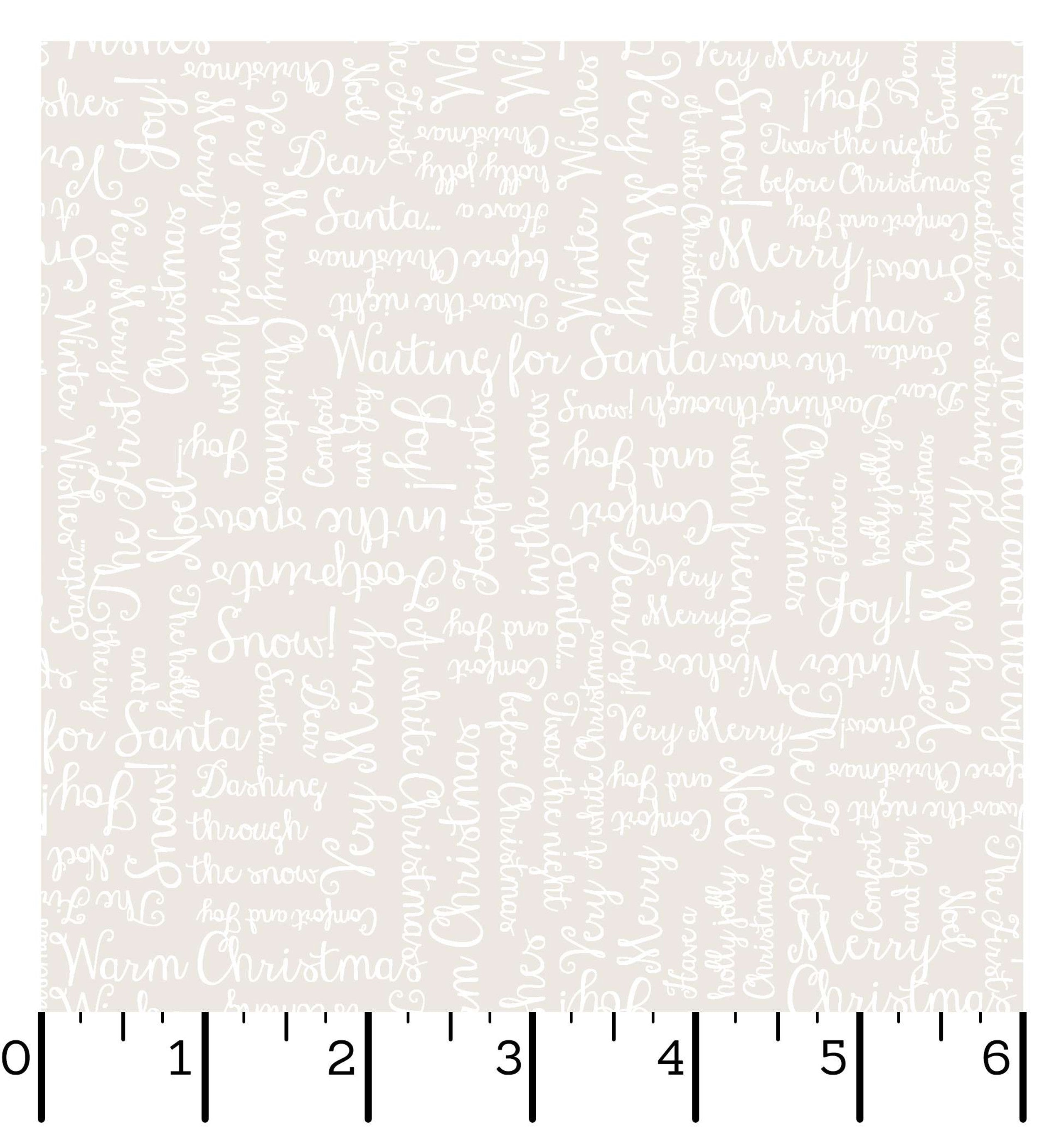 One Snowy Day | Ecru Christmas Greetings by Hannah Dale for Maywood Studio | MASD10378-E