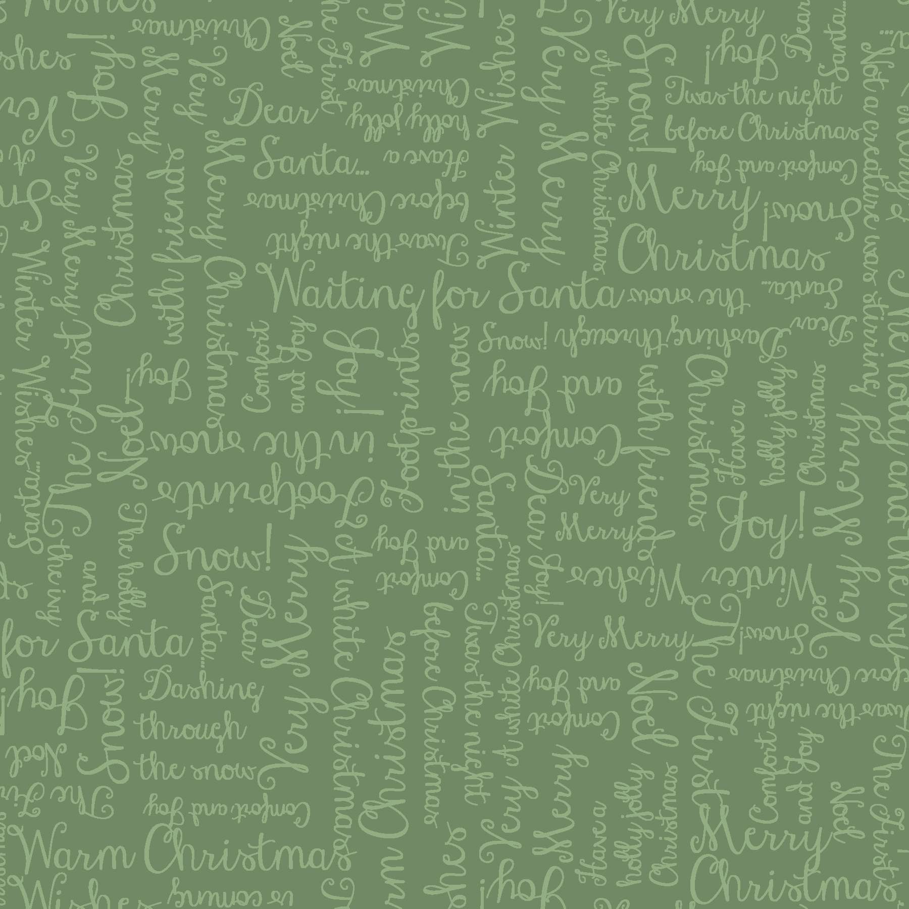 One Snowy Day | Dark Green Christmas Greetings by Hannah Dale for Maywood Studio | MASD10378-G2