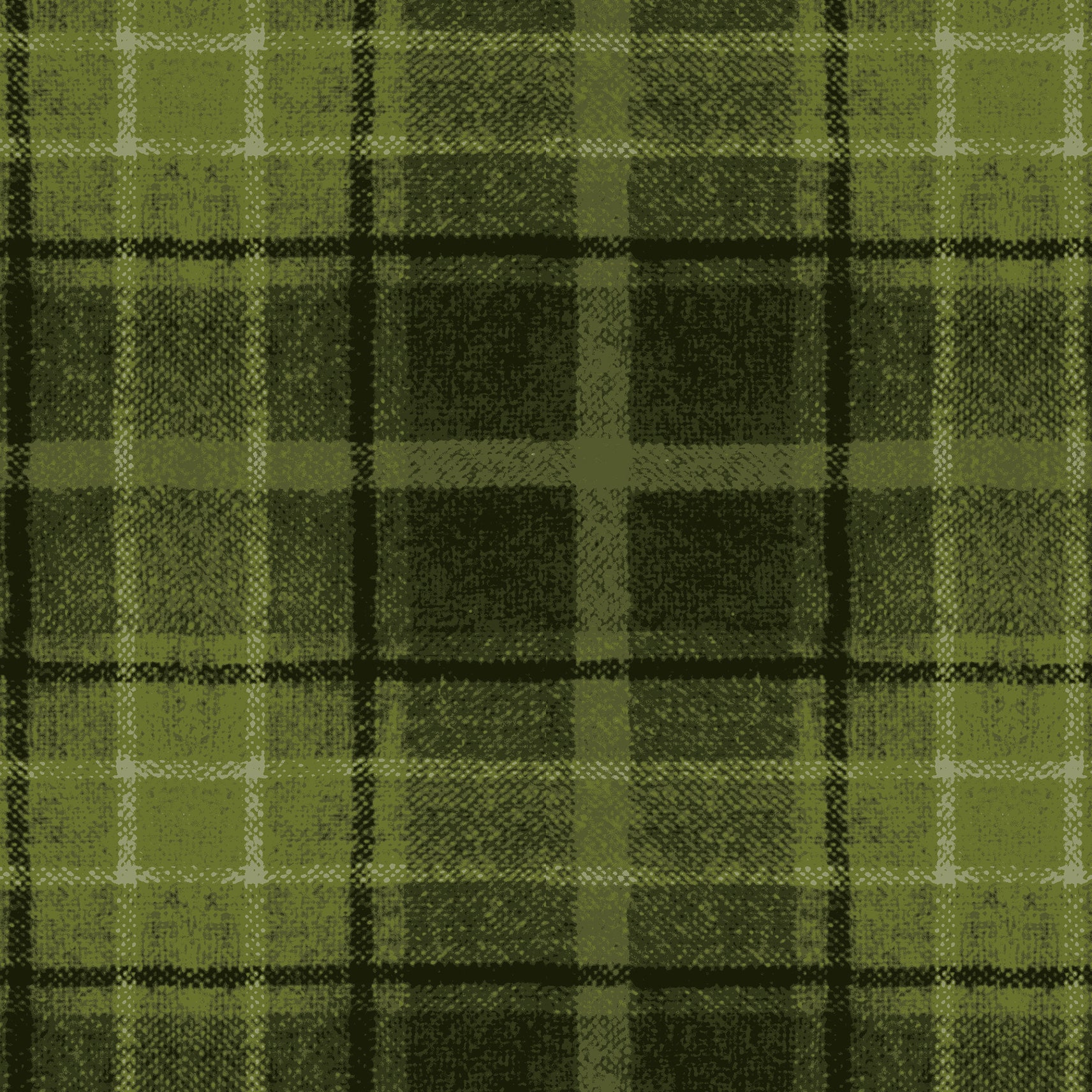 Holly Jolly Flannel | Big Plaid - Green by Bonnie Sullivan for Maywood Studio | MASF10896-G