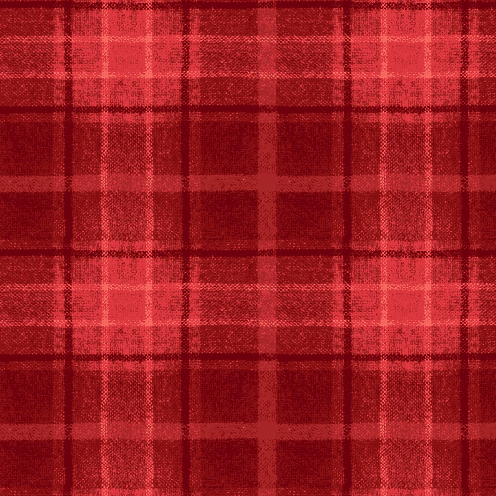 Snowtop Mountain Flannel | Big Plaid - Red by Bonnie Sullivan for Maywood Studio | MASF10896-R2 | 100% Cotton Flannel