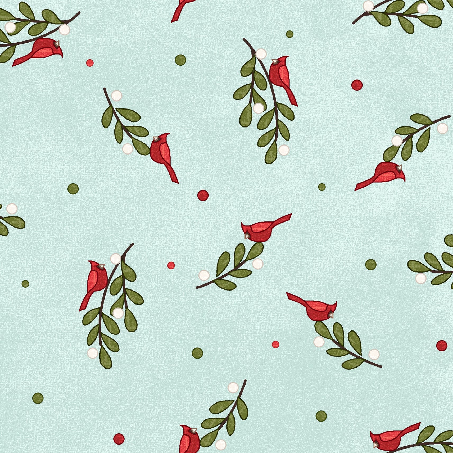Snowtop Mountain Flannel | Bunches - Aqua by Bonnie Sullivan for Maywood Studio | MASF11164-Q | 100% Cotton Flannel