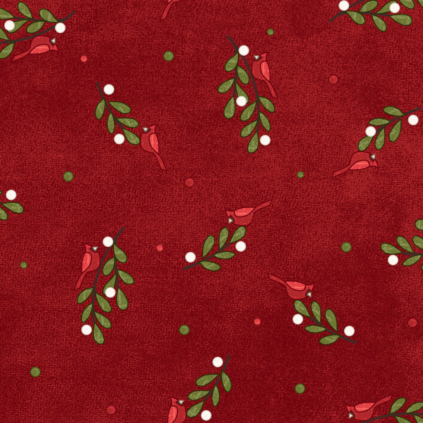 Snowtop Mountain Flannel | Bunches - Red by Bonnie Sullivan for Maywood Studio | MASF11164-R | 100% Cotton Flannel
