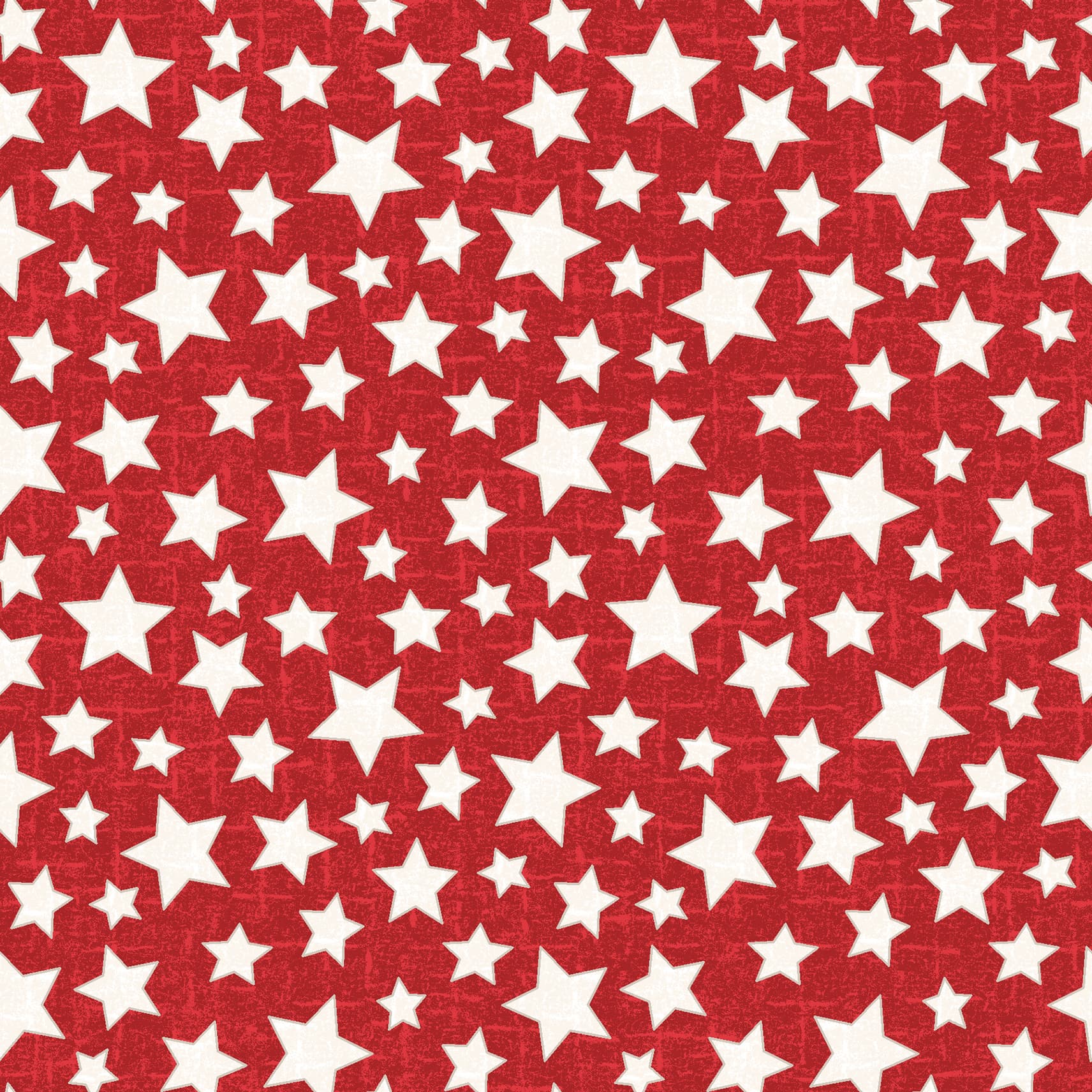 Snowtop Mountain Flannel | Star - Red by Bonnie Sullivan for Maywood Studio | MASF11165-R | 100% Cotton Flannel