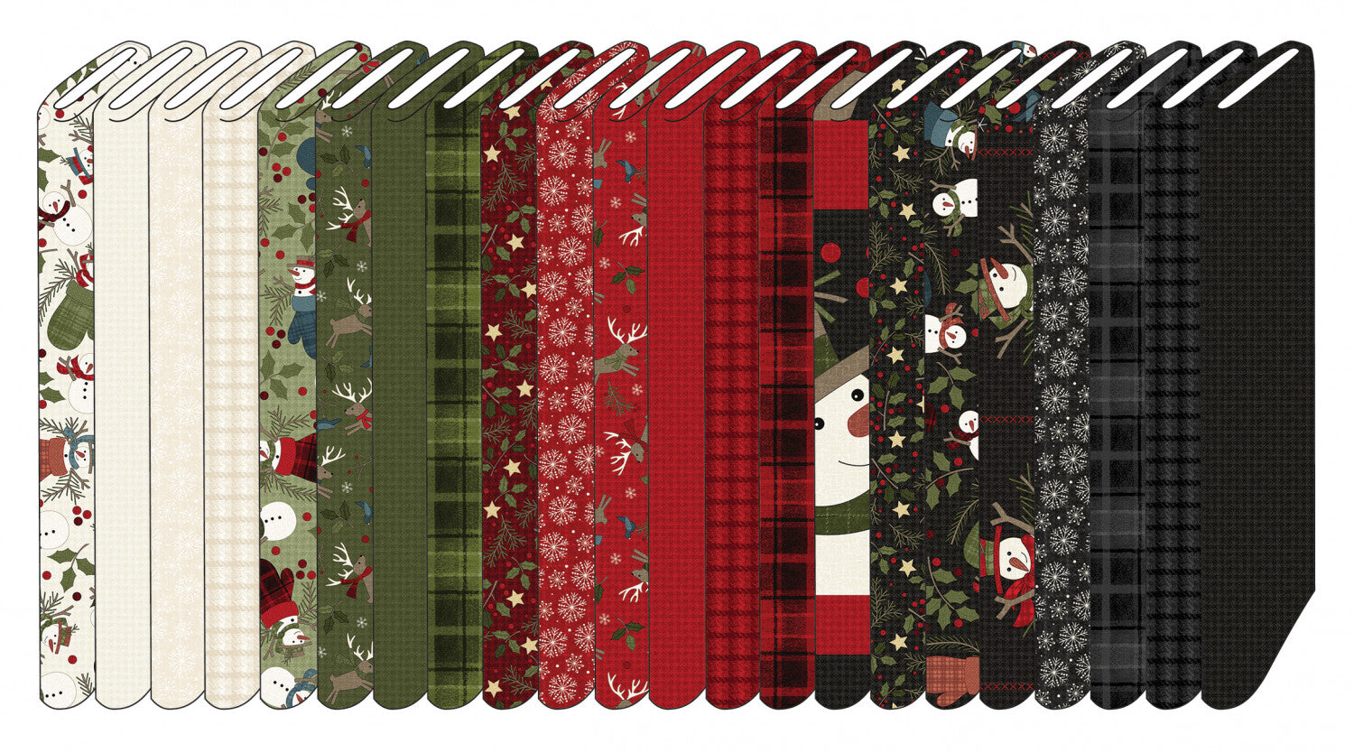 Holly Jolly Flannel | Texture - Red by Bonnie Sullivan for Maywood Studio | MASF10898-R