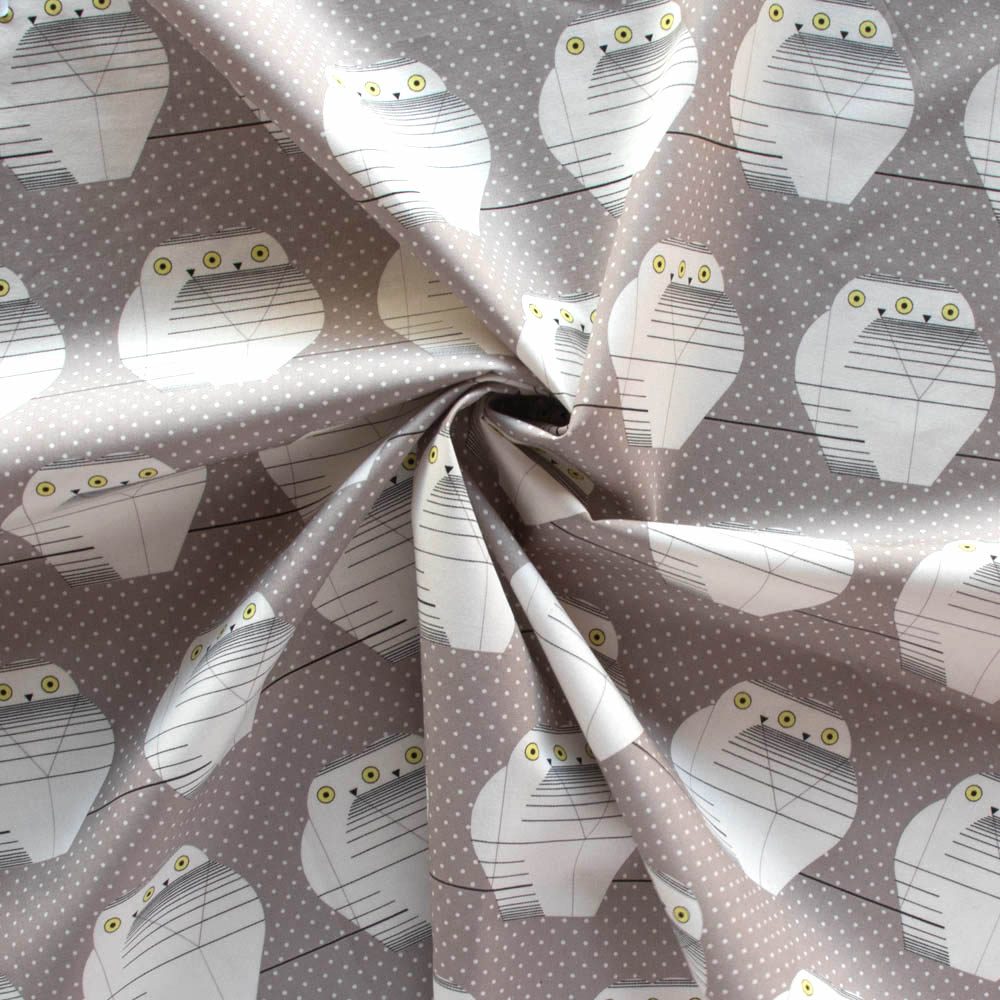 Holiday Best Vol. 2 | Twowls by Charley Harper for Birch Fabrics | 100% Organic Cotton | CHX-09