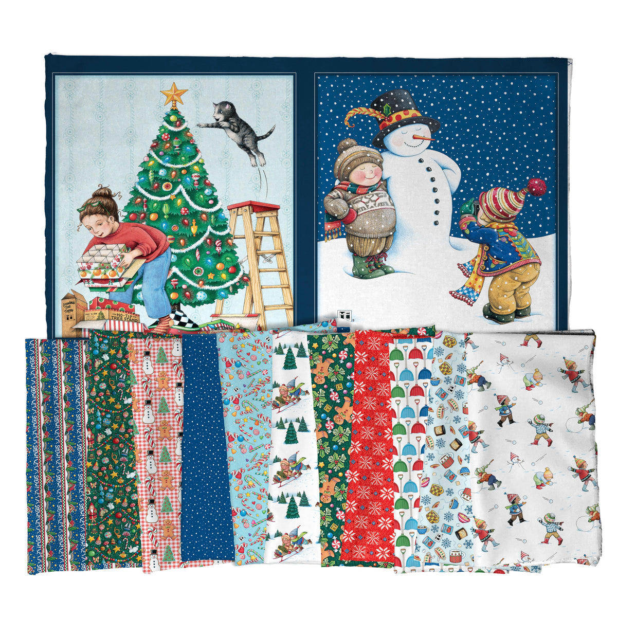 Snow Day | Gingerbread - Evergreen by Mary Engelbreit for FreeSpirit | PWMY043.EVERGREEN