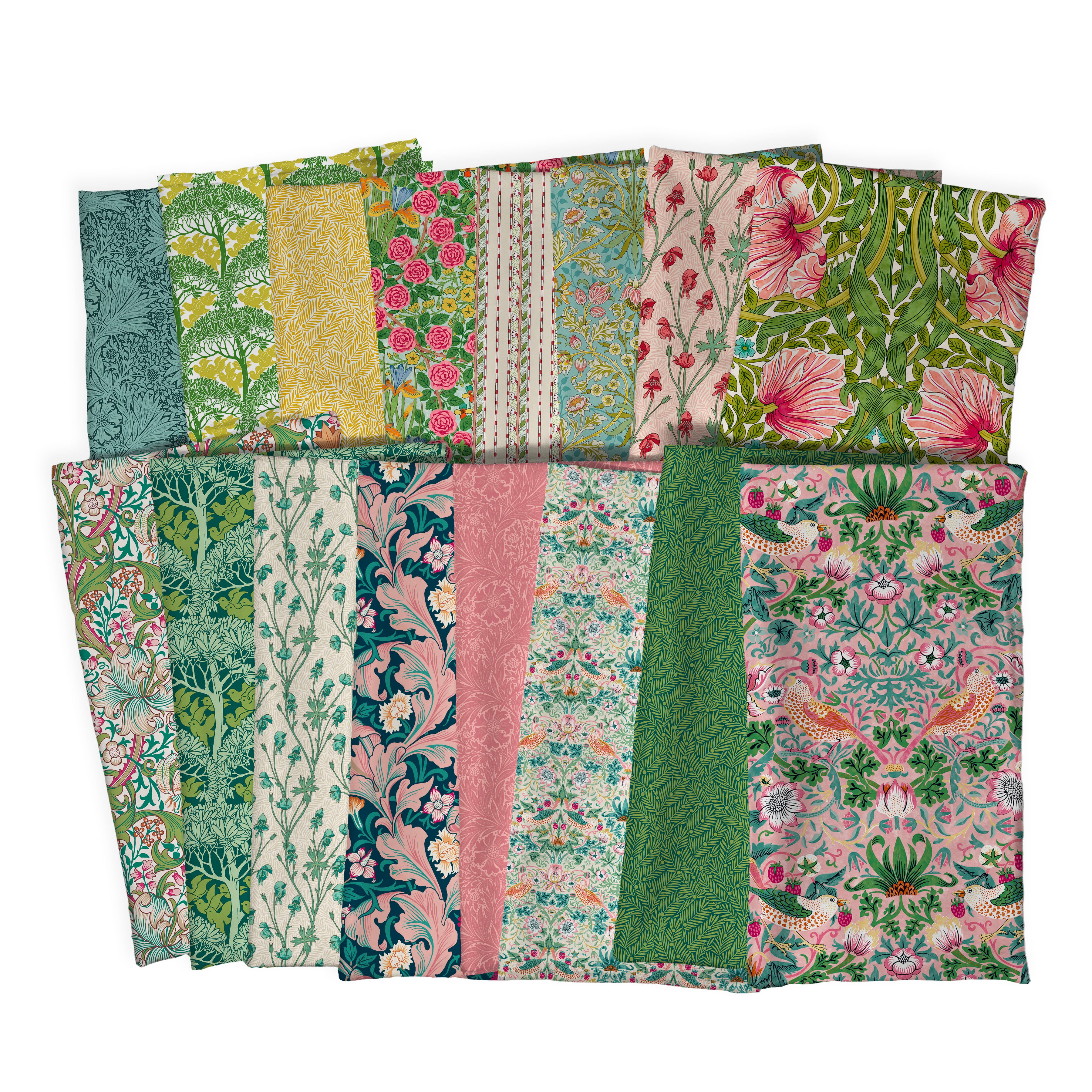 Bedford Park | Fat Quarter Bundle by William Morris & Co. for FreeSpirit | 20 pcs