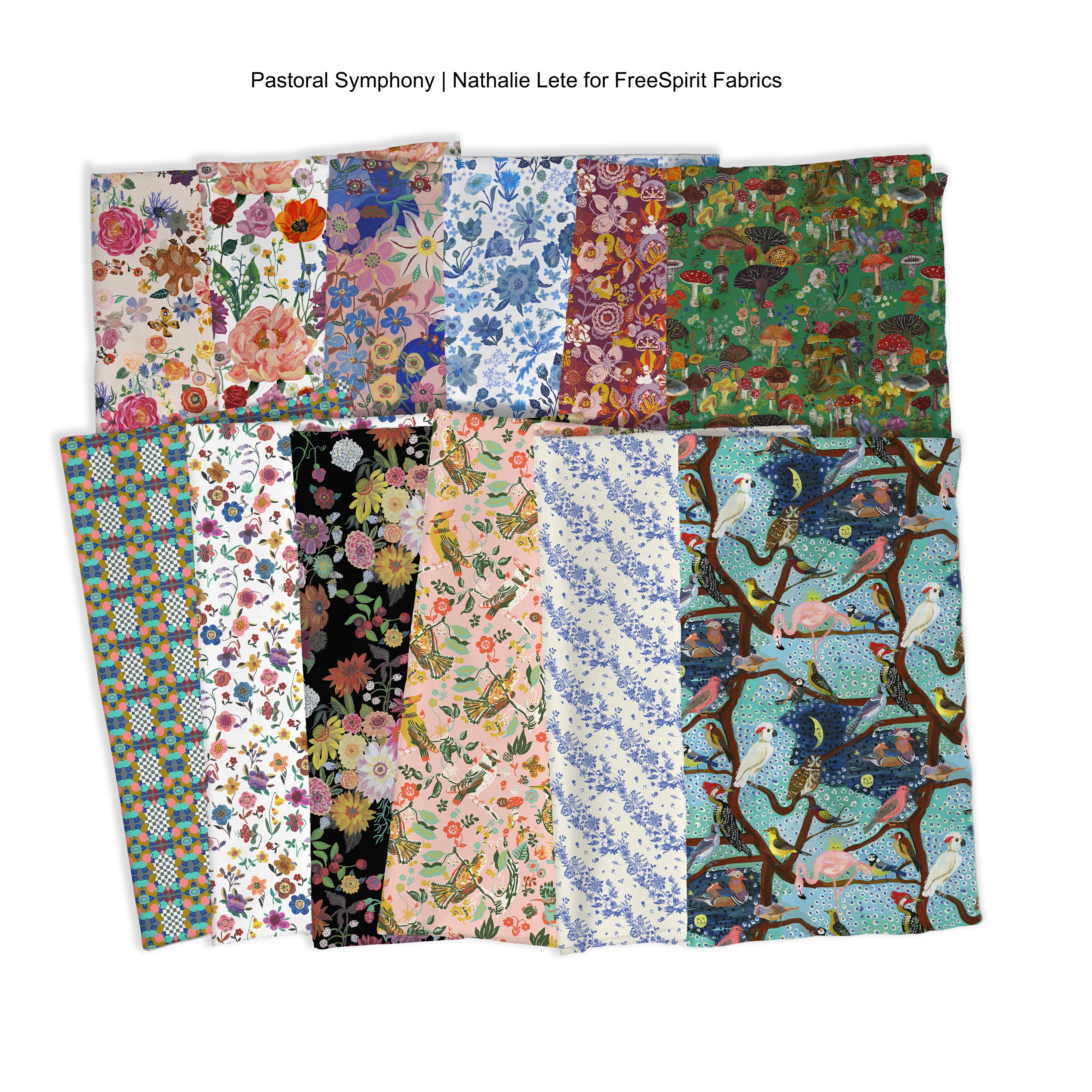 Pastoral Symphony | The Birds Tree - Aurore by Nathalie Lété for FreeSpirit | PWNL057.AURORE