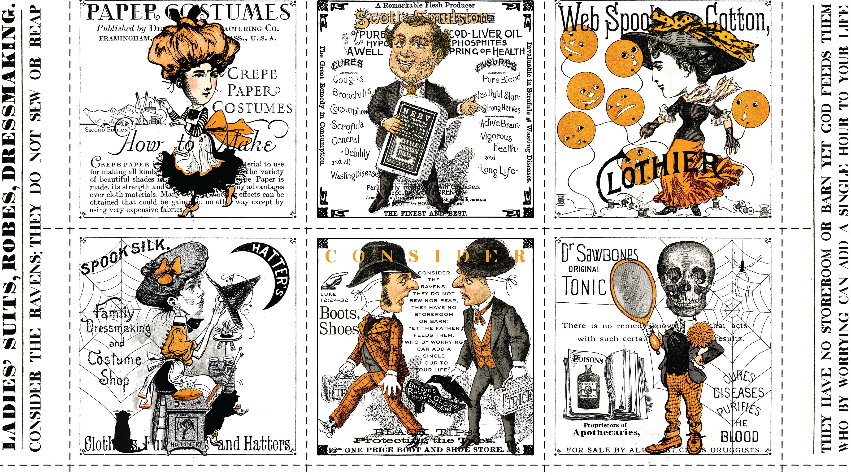 Costume Maker's Act II | Large Patch Panel by J. Wecker Frisch for Riley Blake | PD16001-PANEL