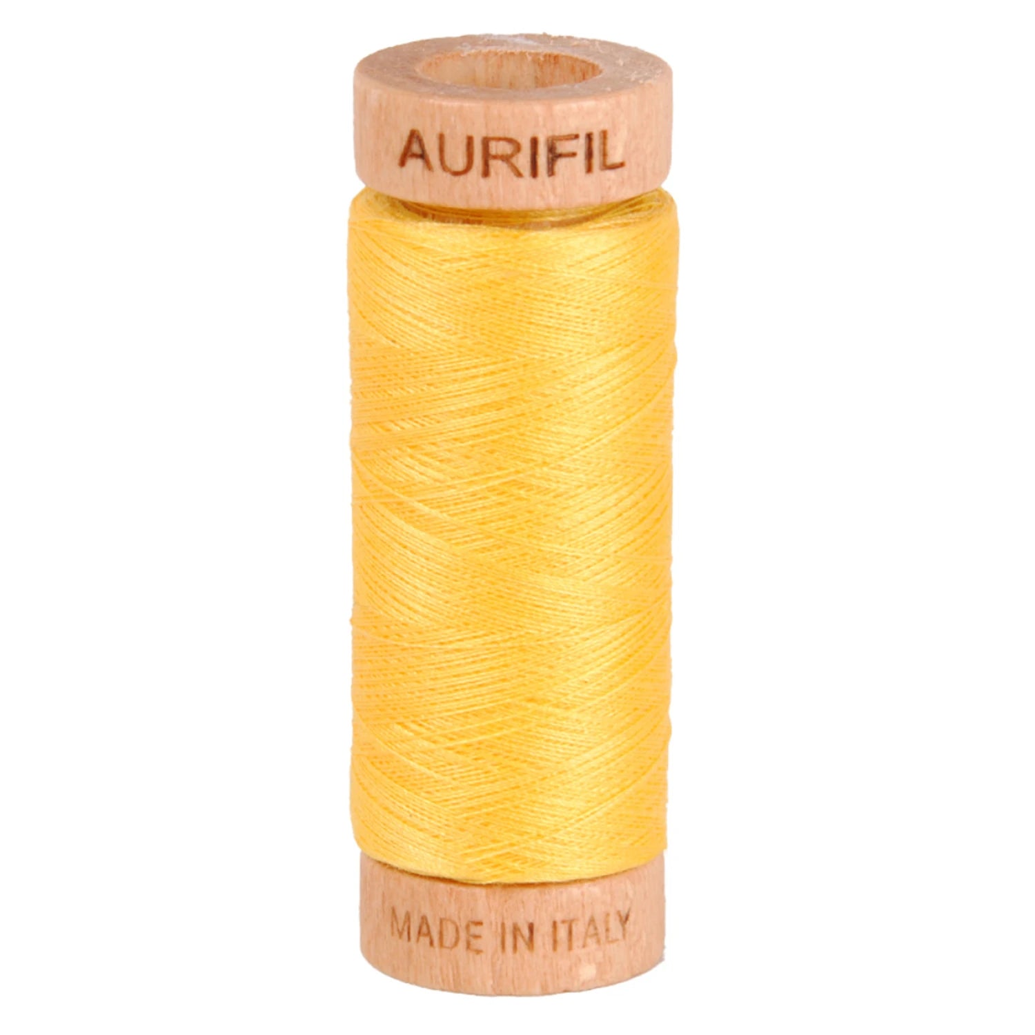 Aurifil 80wt 2-Ply Cotton Thread | Pale Yellow (#1135) | 300 yds