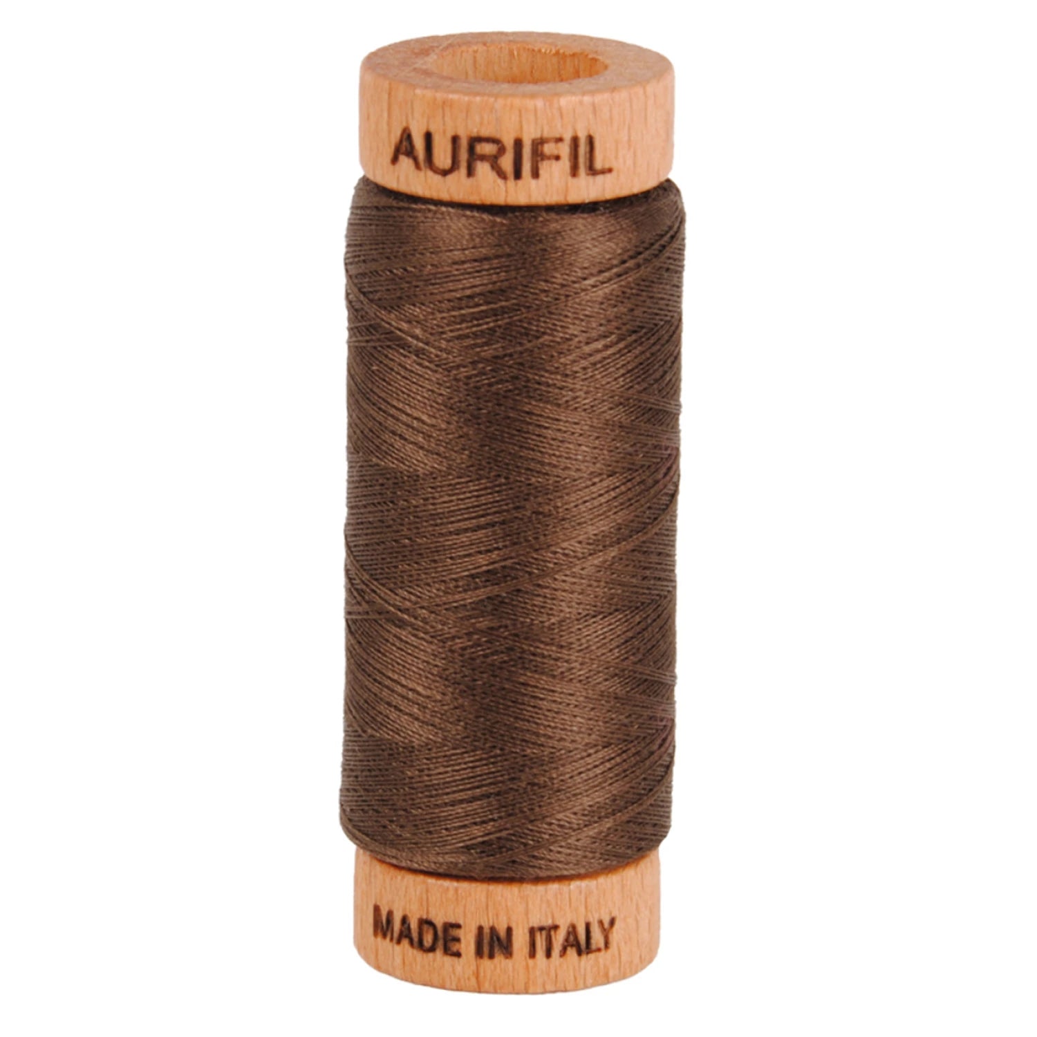 Aurifil 80wt 2-Ply Cotton Thread | Bark (#1140) | 300 yds
