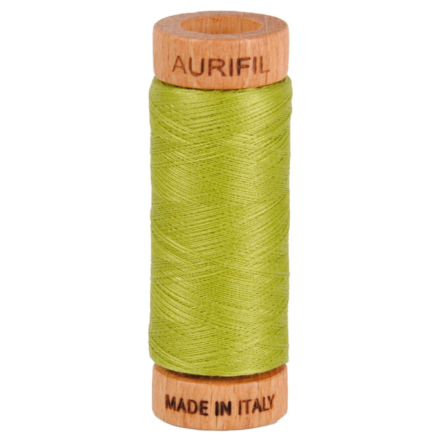 Aurifil 80wt 2-Ply Cotton Thread | Light Leaf Green (#1147) | 300 yds