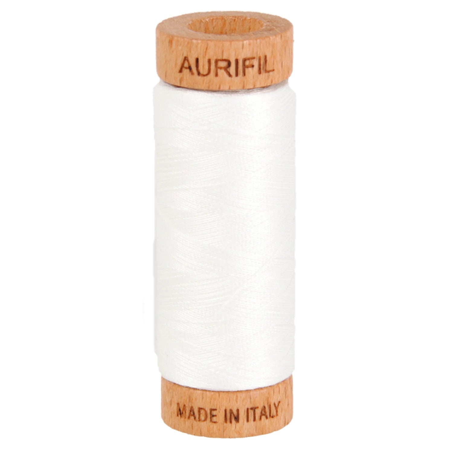 Aurifil 80wt 2-Ply Cotton Thread | Natural White (#2021) | 300 yds