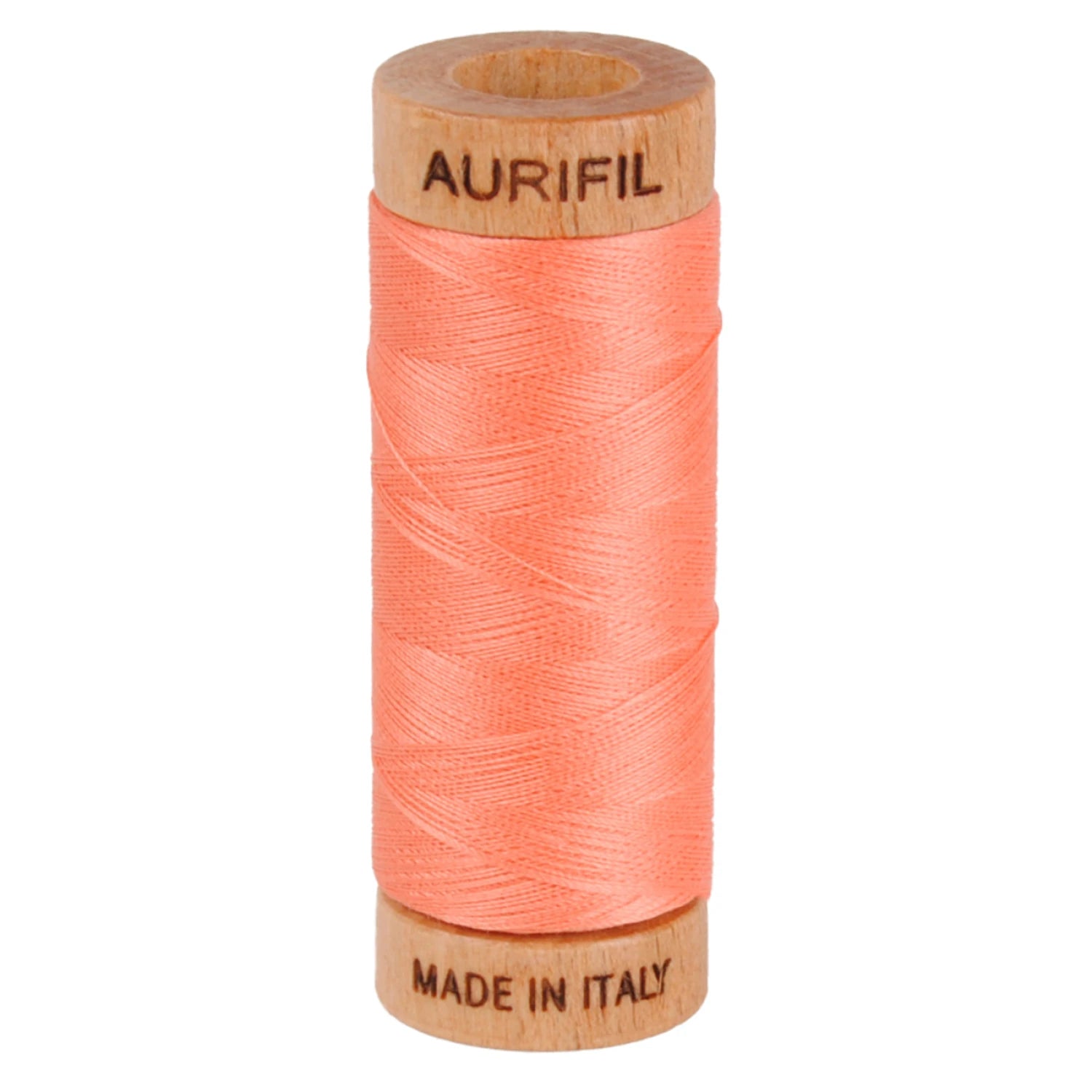 Aurifil 80wt 2-Ply Cotton Thread | Light Salmon (#2220) | 300 yds