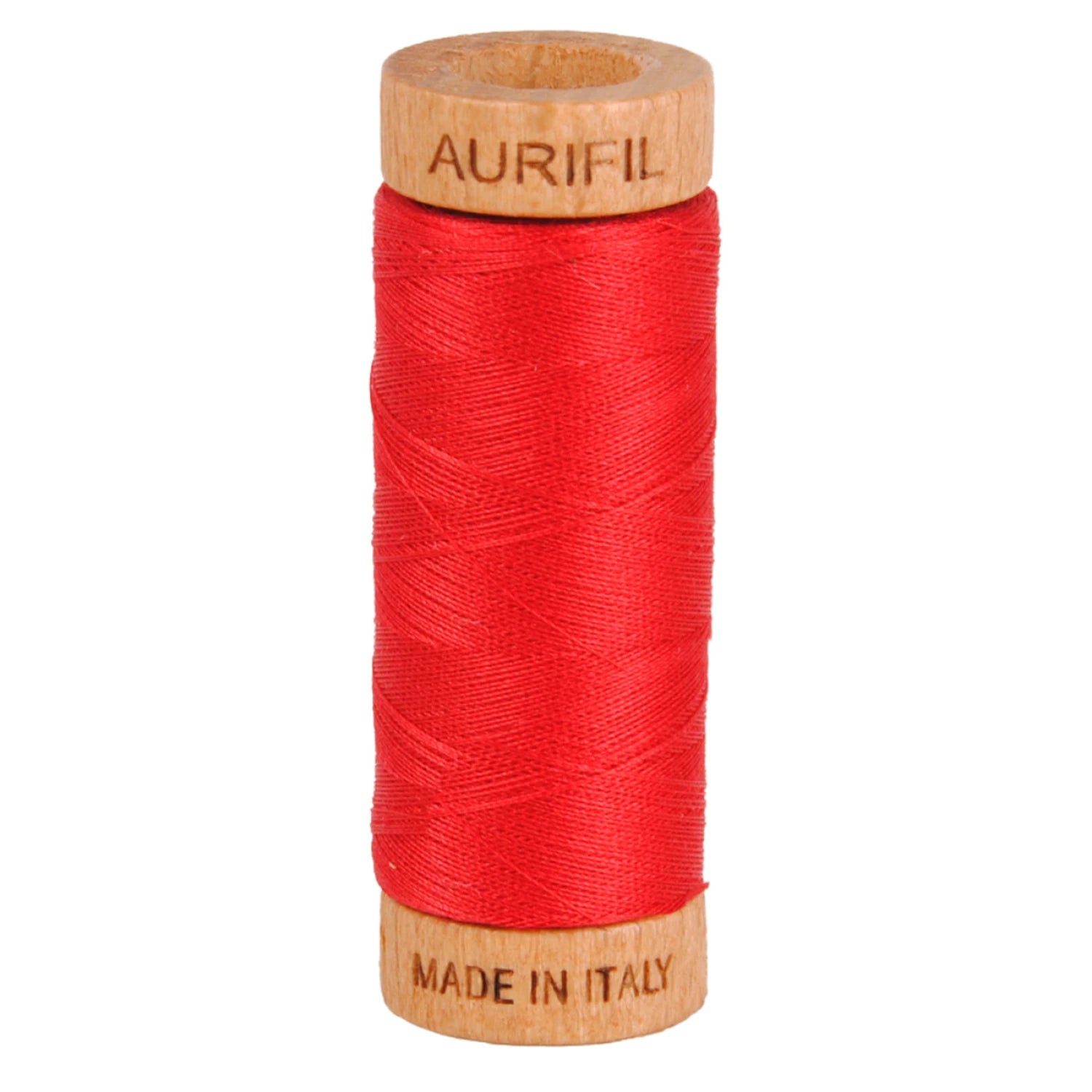 Aurifil 80wt 2-Ply Cotton Thread | Red (#2250) | 300 yds