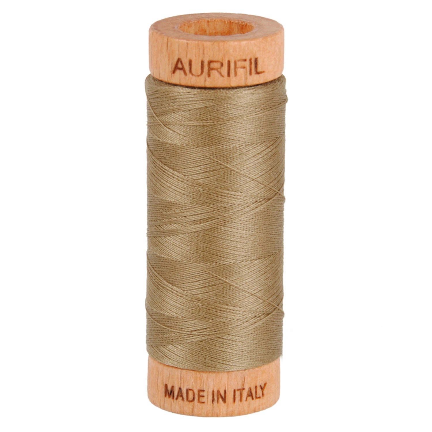 Aurifil 80wt 2-Ply Cotton Thread | Sandstone (#2370) | 300 yds