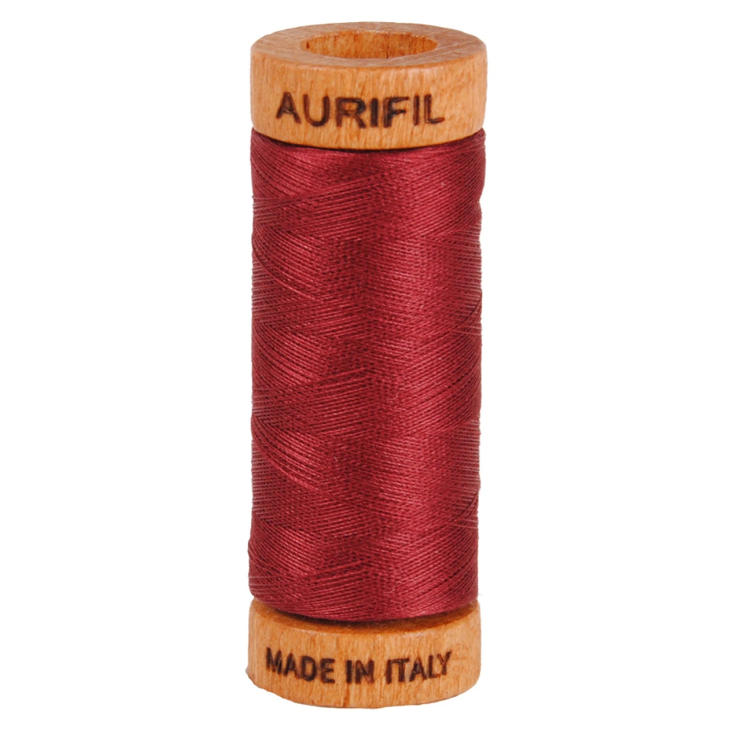 Aurifil 80wt 2-Ply Cotton Thread | Dark Carmine (#2460) | 300 yds