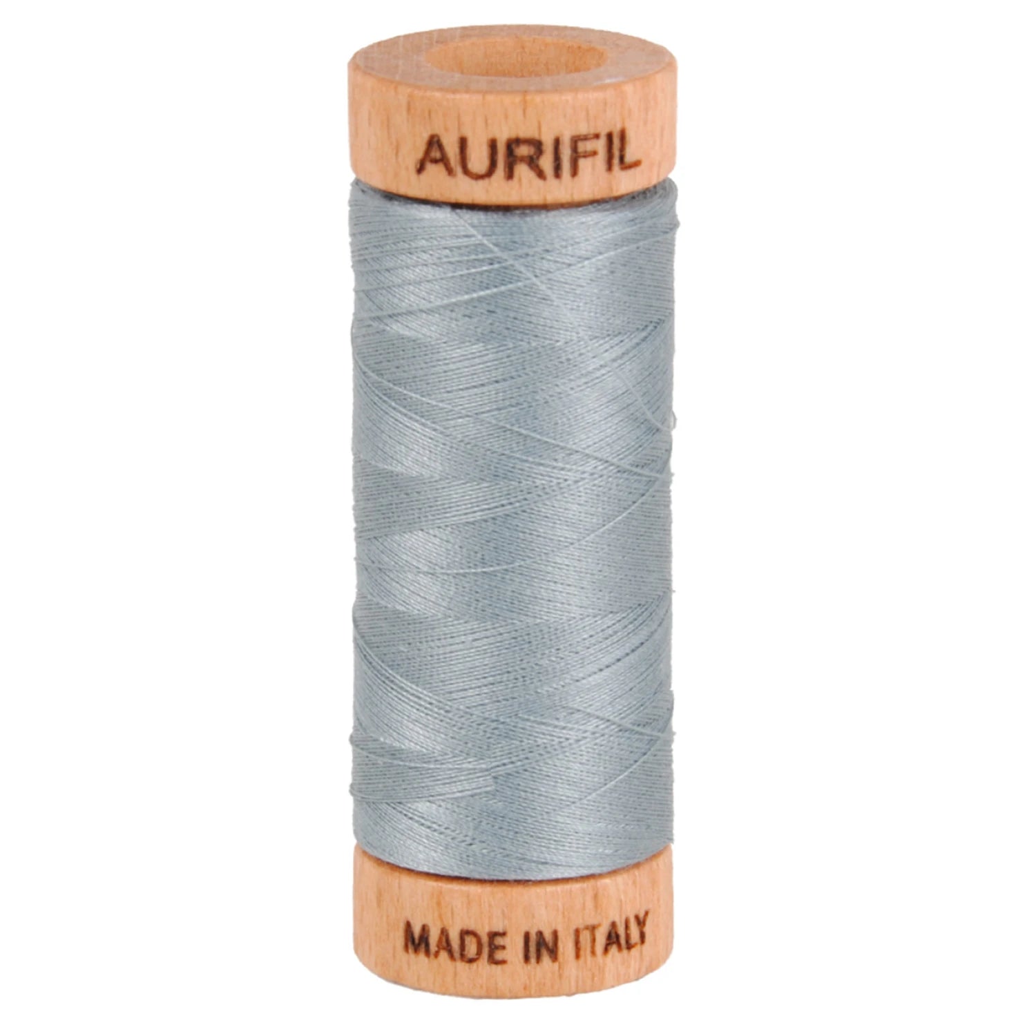 Aurifil 80wt 2-Ply Cotton Thread | Light Blue Grey (#2610) | 300 yds