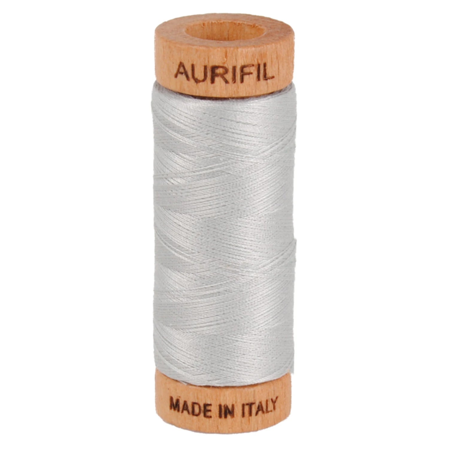 Aurifil 80wt 2-Ply Cotton Thread | Aluminum (#2615) | 300 yds